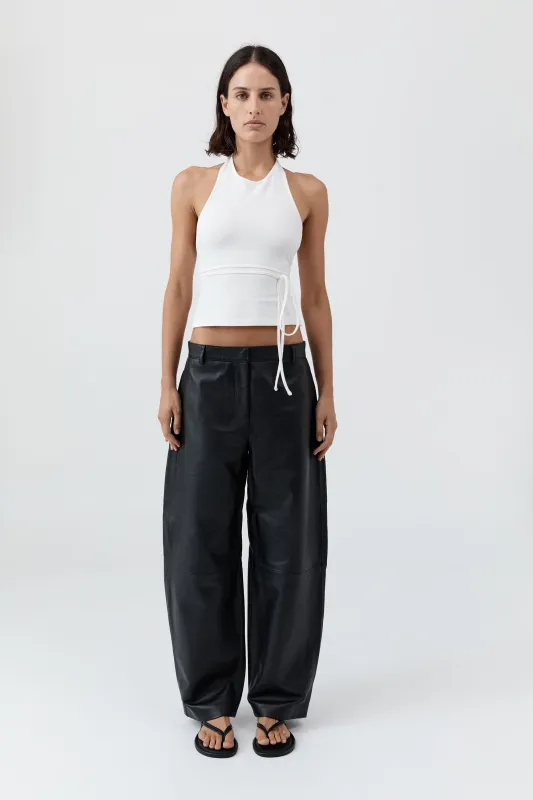 Soft Jersey Halter Top - White sold by St. Agni