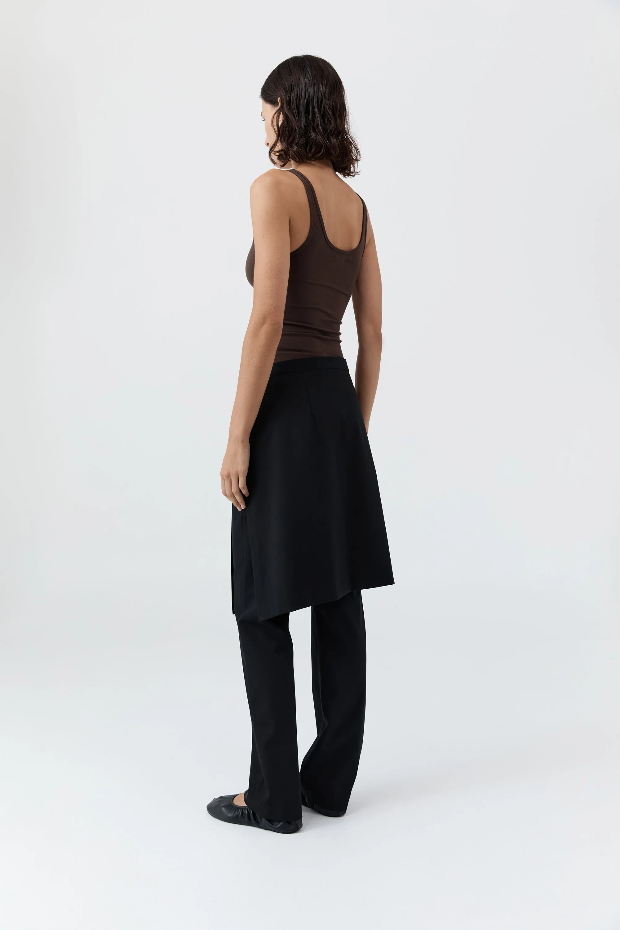 Soft Jersey Slim Scoop Tank - Liqueur sold by St. Agni product image thumbnail 4