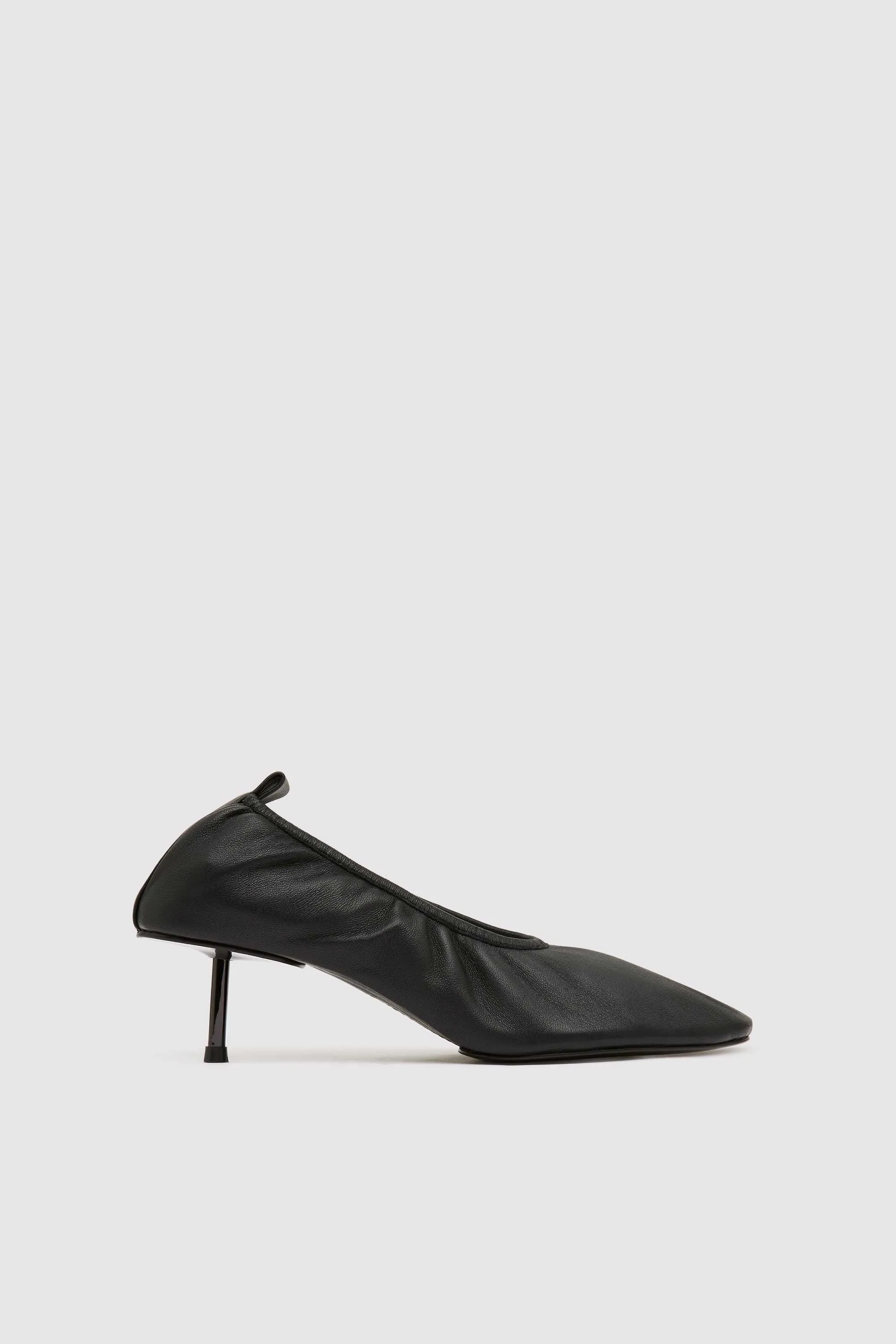 Classic Ballet Heel - Black sold by St. Agni