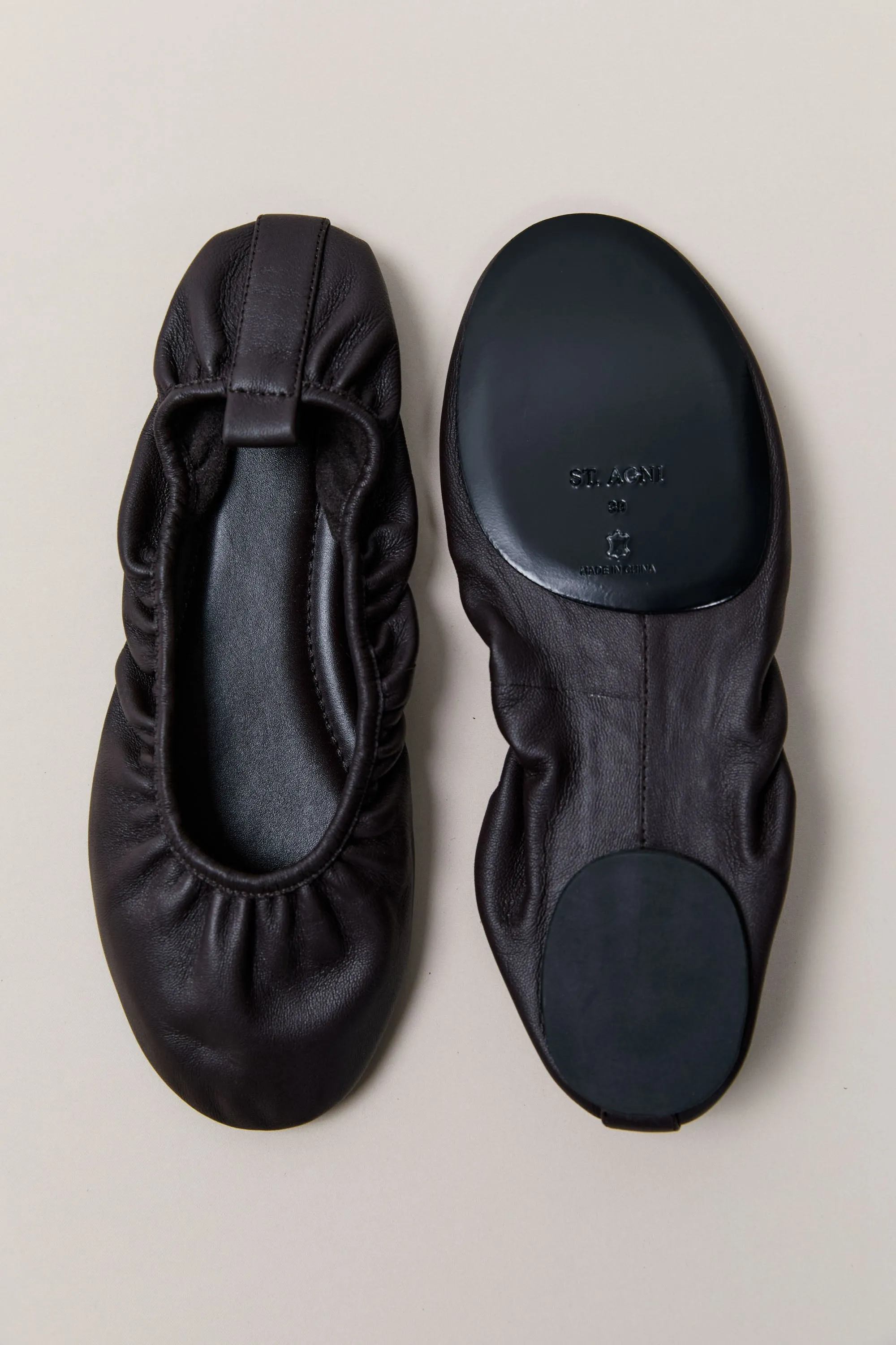 Classic Ballet Flat - Coffee sold by St. Agni product image thumbnail 4