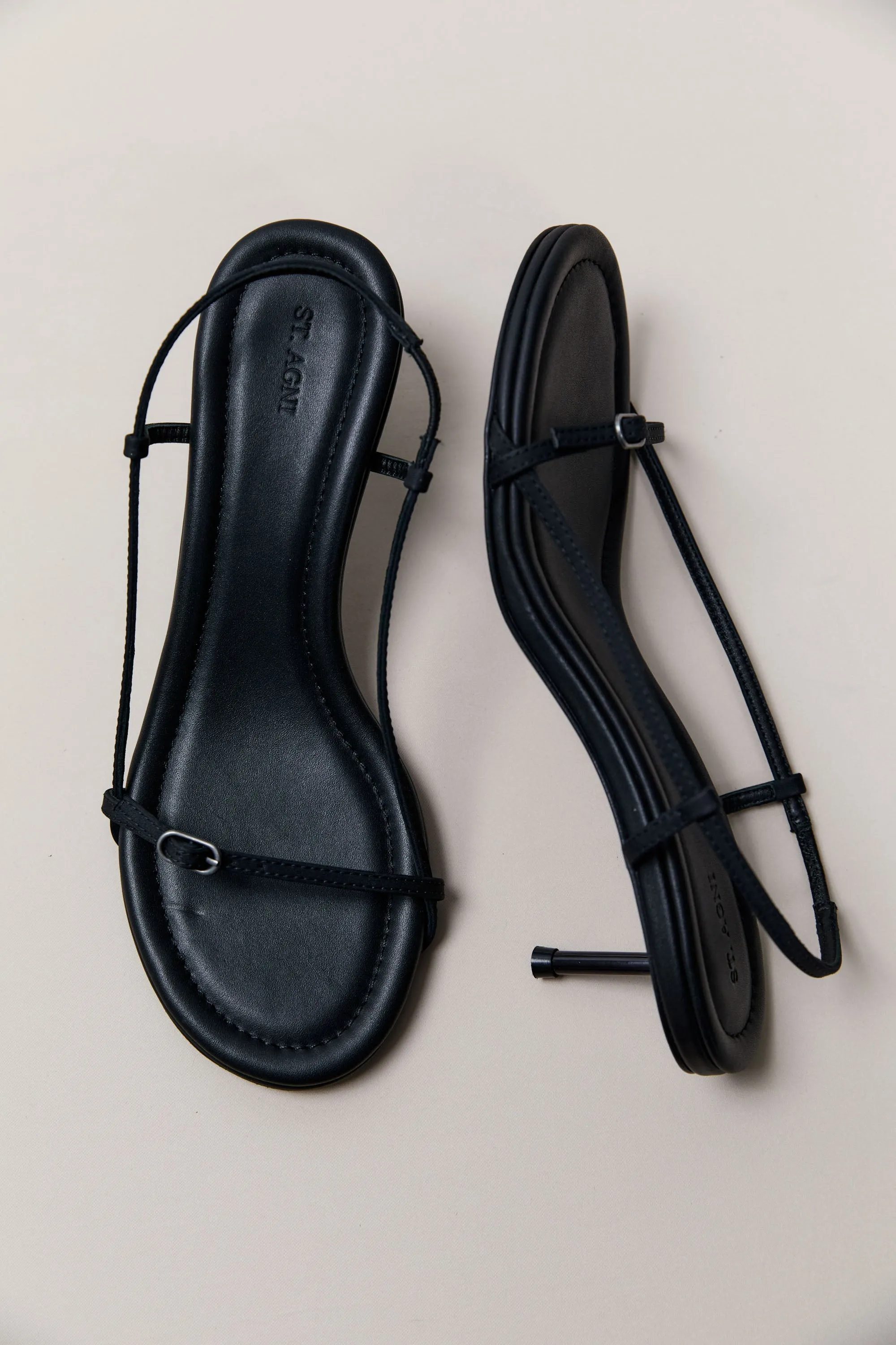 Petit Belt Sling Back Heel - Black sold by St. Agni product image thumbnail 4