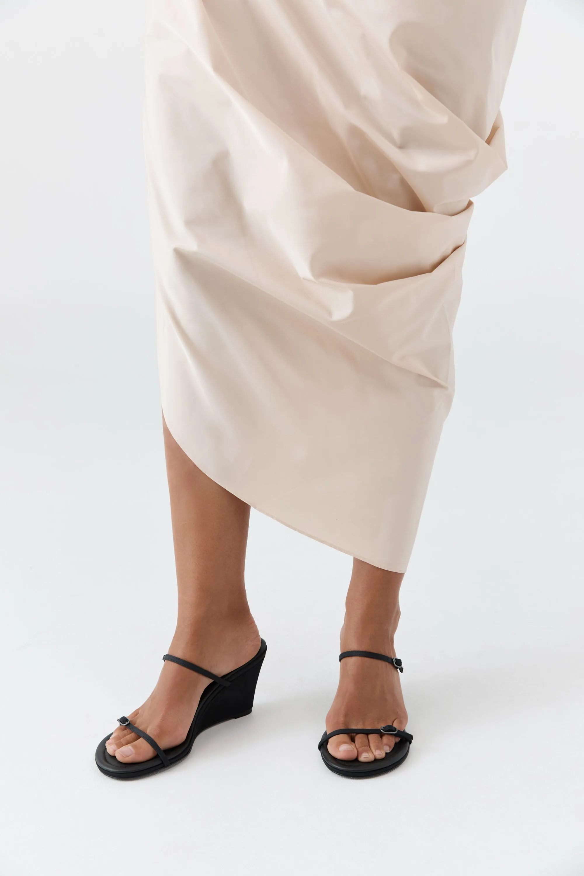Petit Belt Detail Wedge - Black sold by St. Agni product image thumbnail 5
