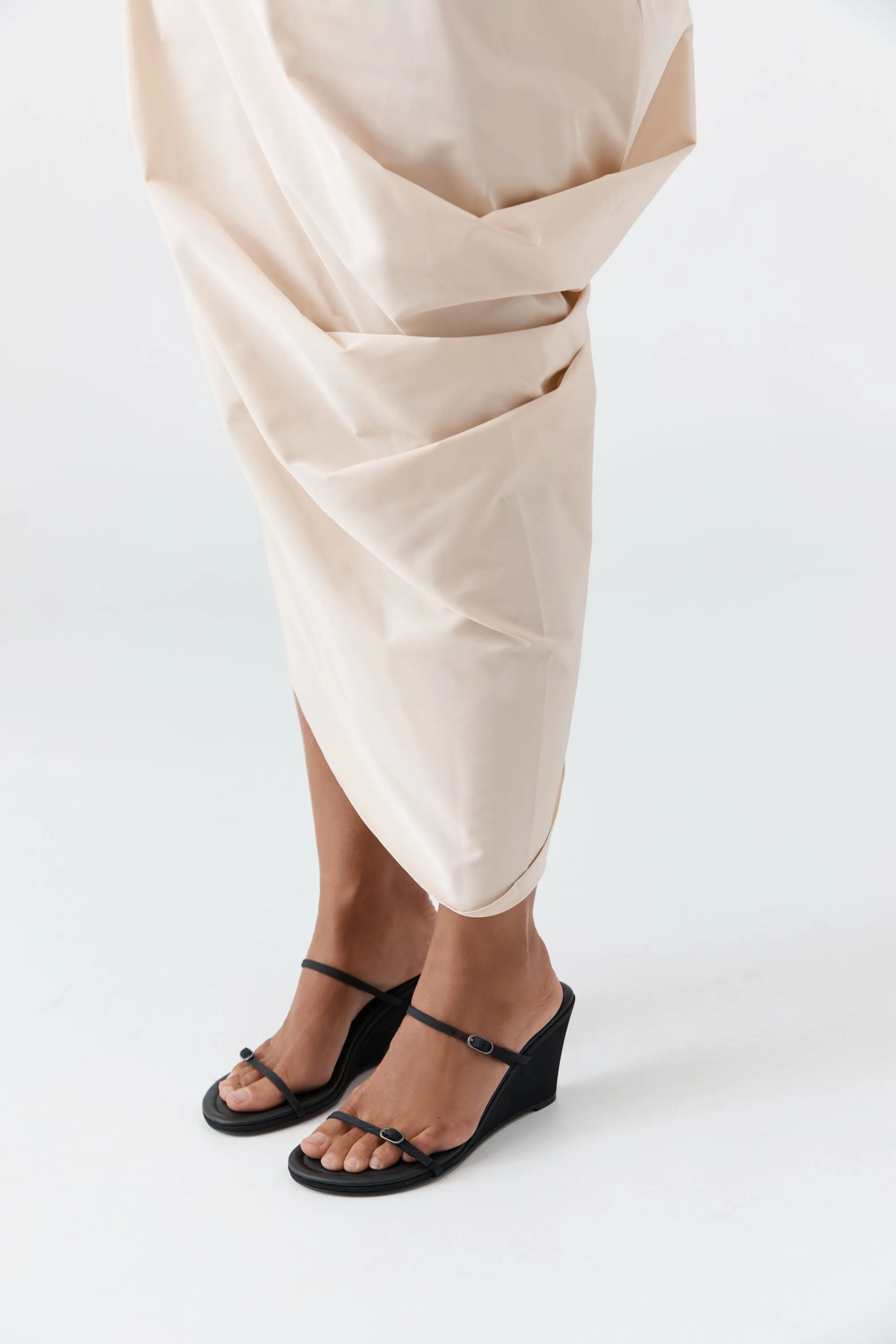 Petit Belt Detail Wedge - Black sold by St. Agni product image thumbnail 2