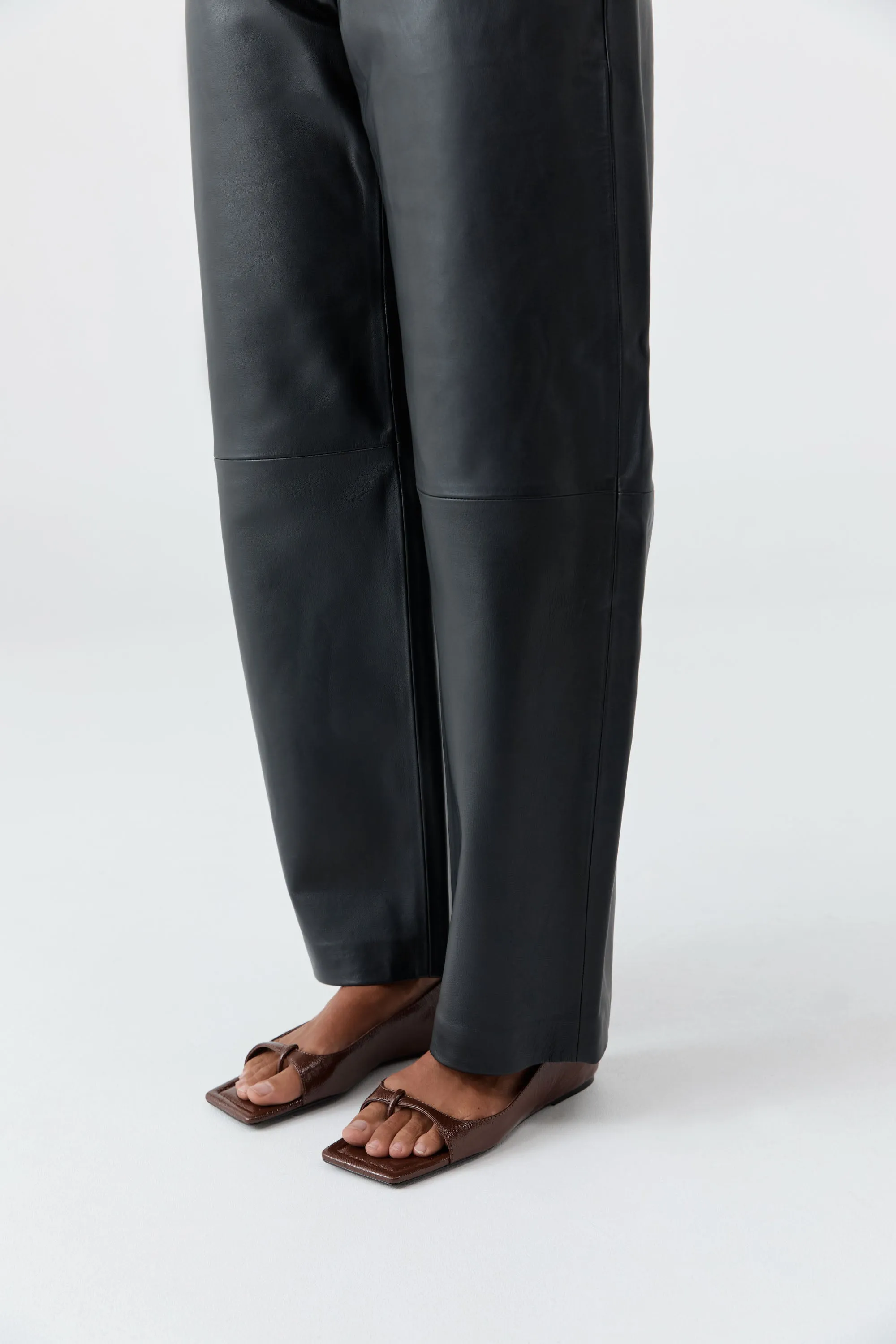 90s Square Toe Flat - Patent Liqueur sold by St. Agni product image thumbnail 3