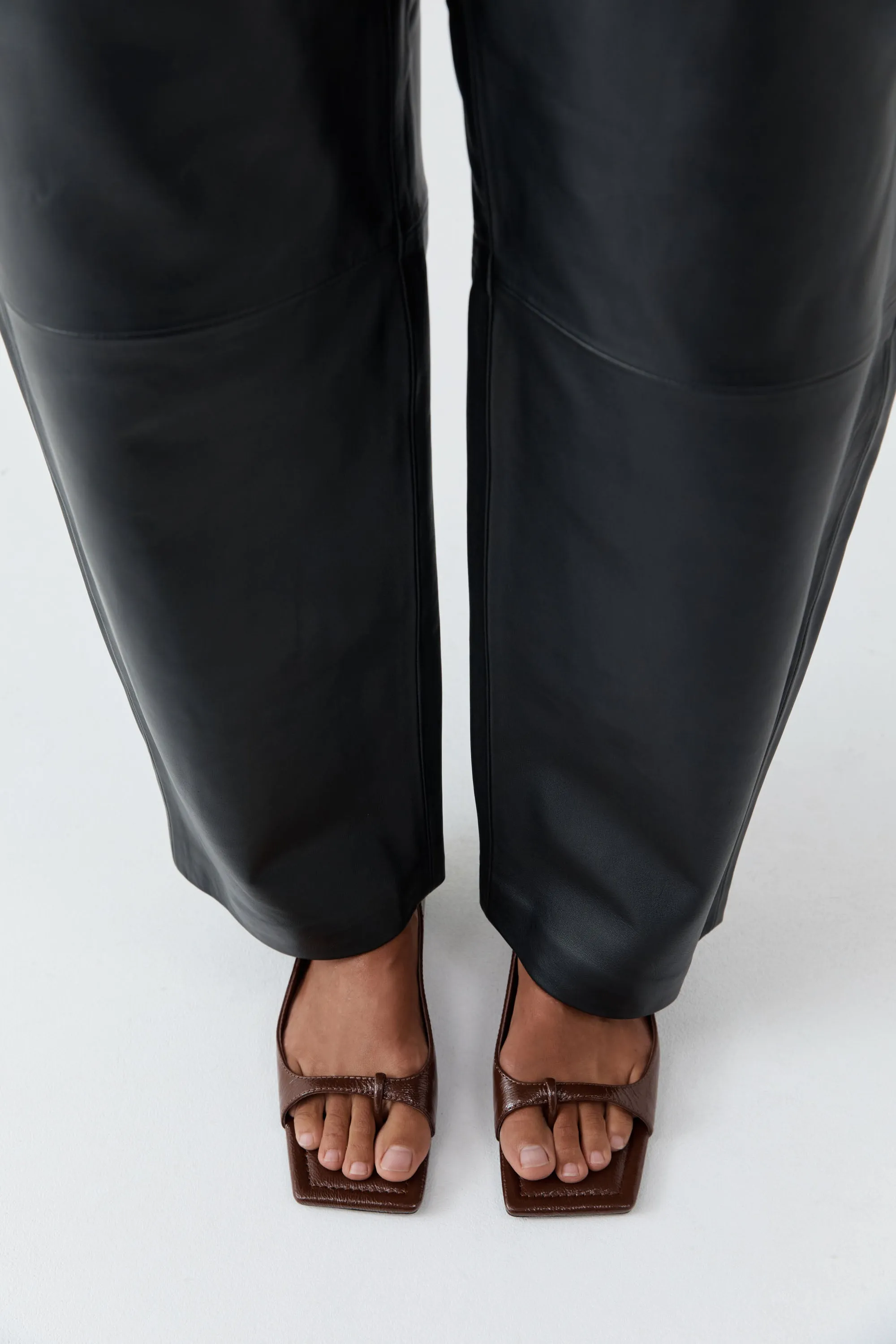 90s Square Toe Flat - Patent Liqueur sold by St. Agni product image thumbnail 5