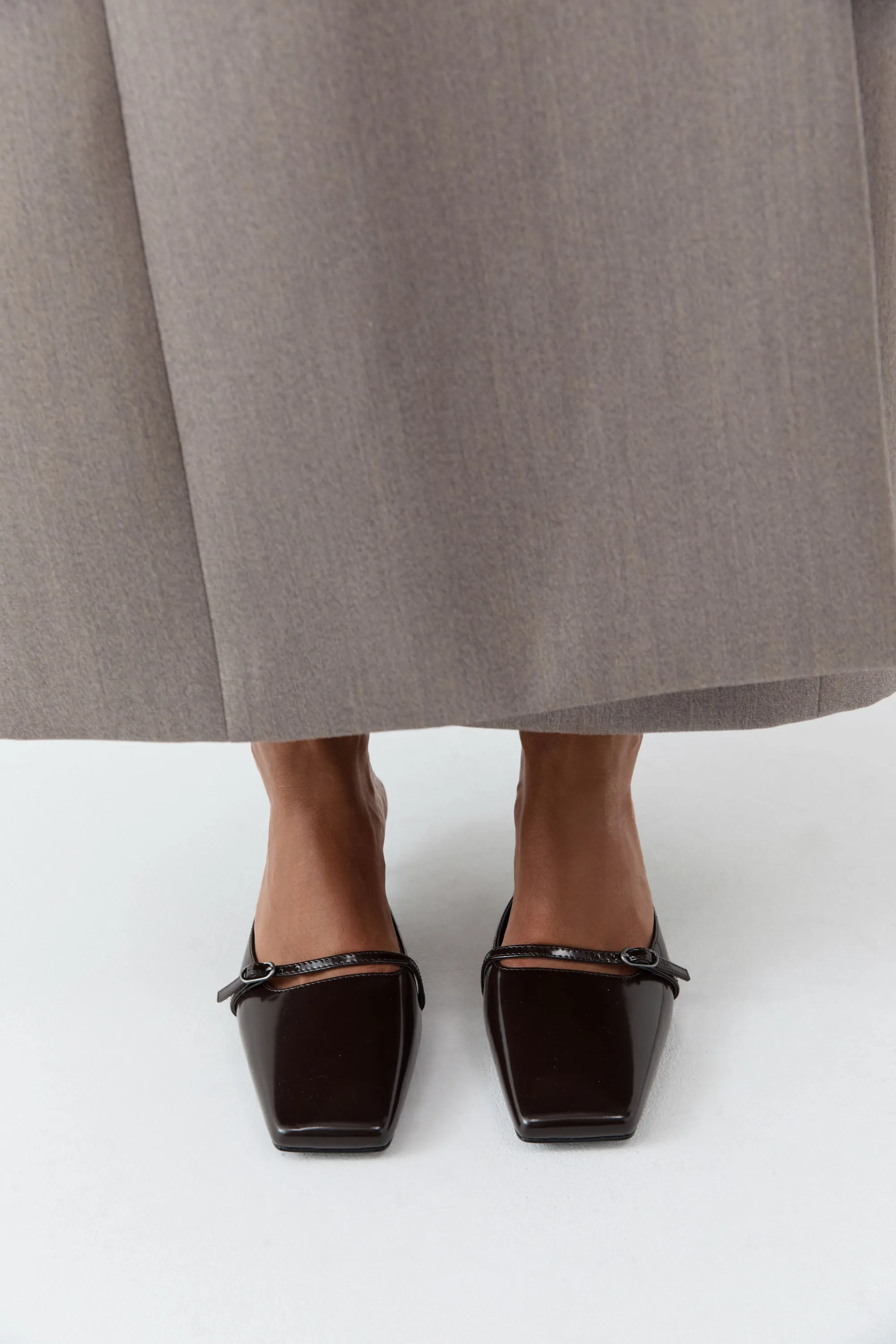 Plié Heel - Coffee sold by St. Agni product image thumbnail 3