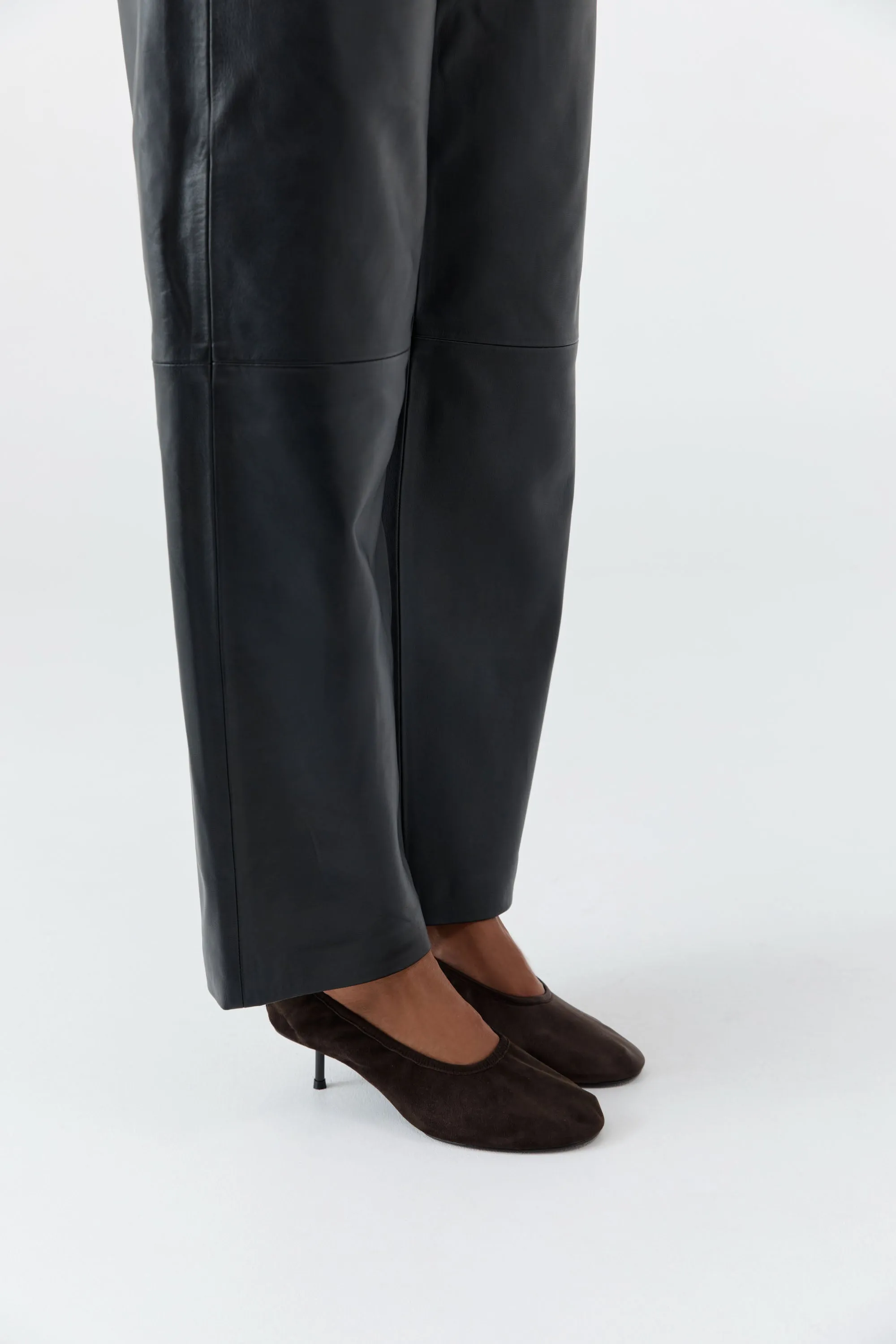 Suede Classic Ballet Heel - Coffee sold by St. Agni product image thumbnail 5