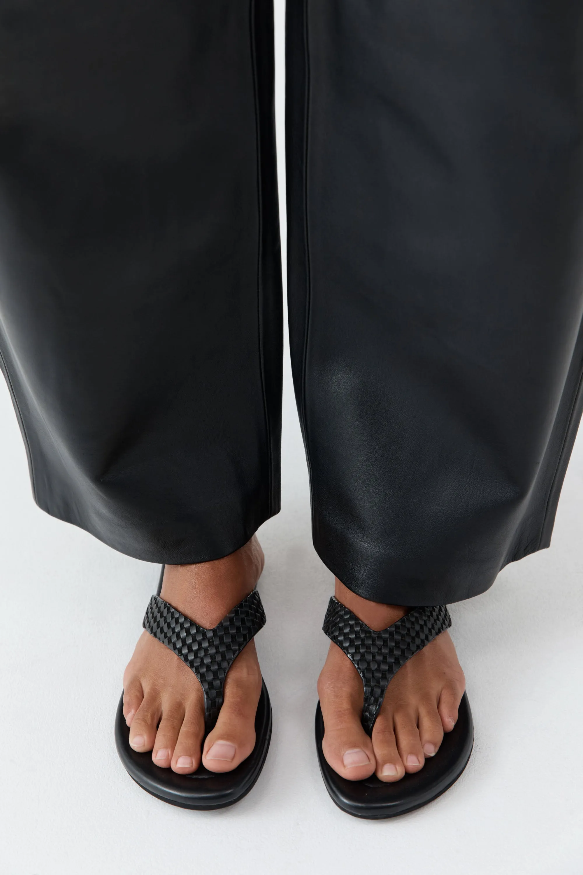 Lattice Weave Thong - Black sold by St. Agni product image thumbnail 5