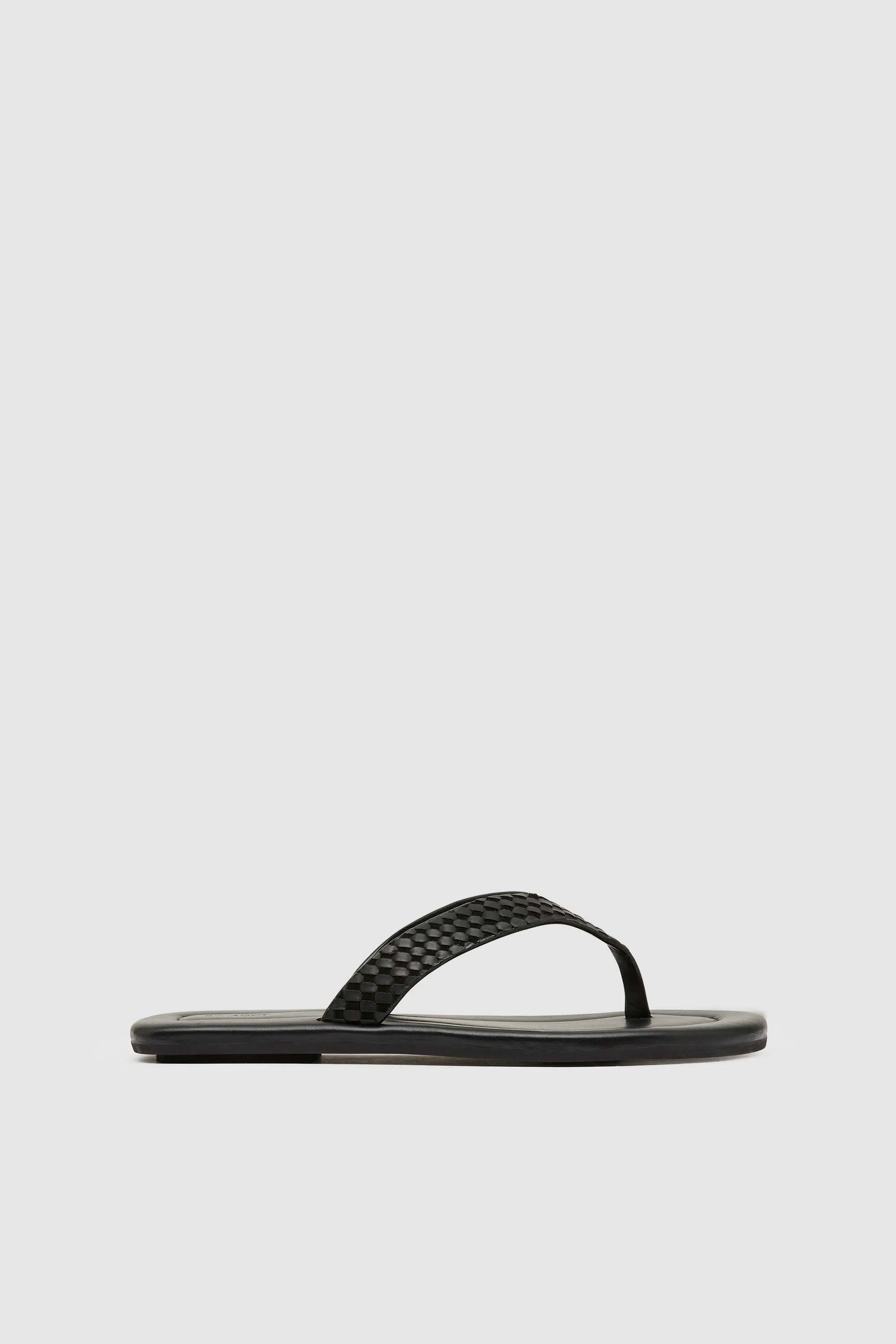 Lattice Weave Thong - Black sold by St. Agni