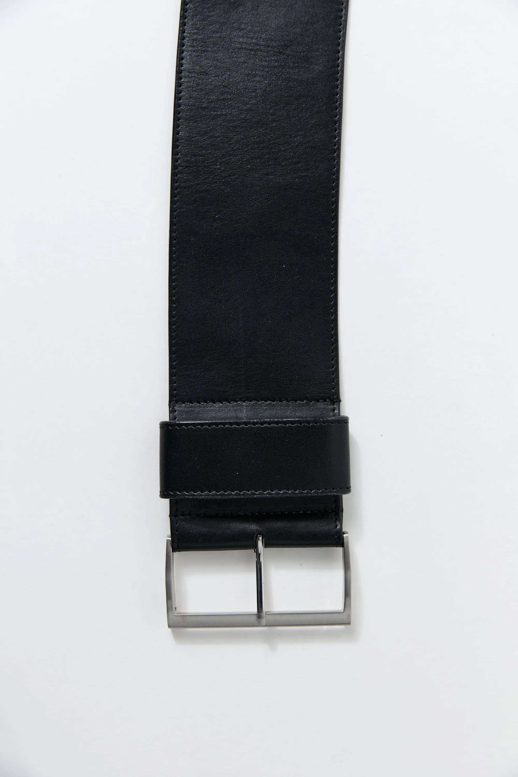 Wide Classic Belt - Black sold by St. Agni product image thumbnail 3