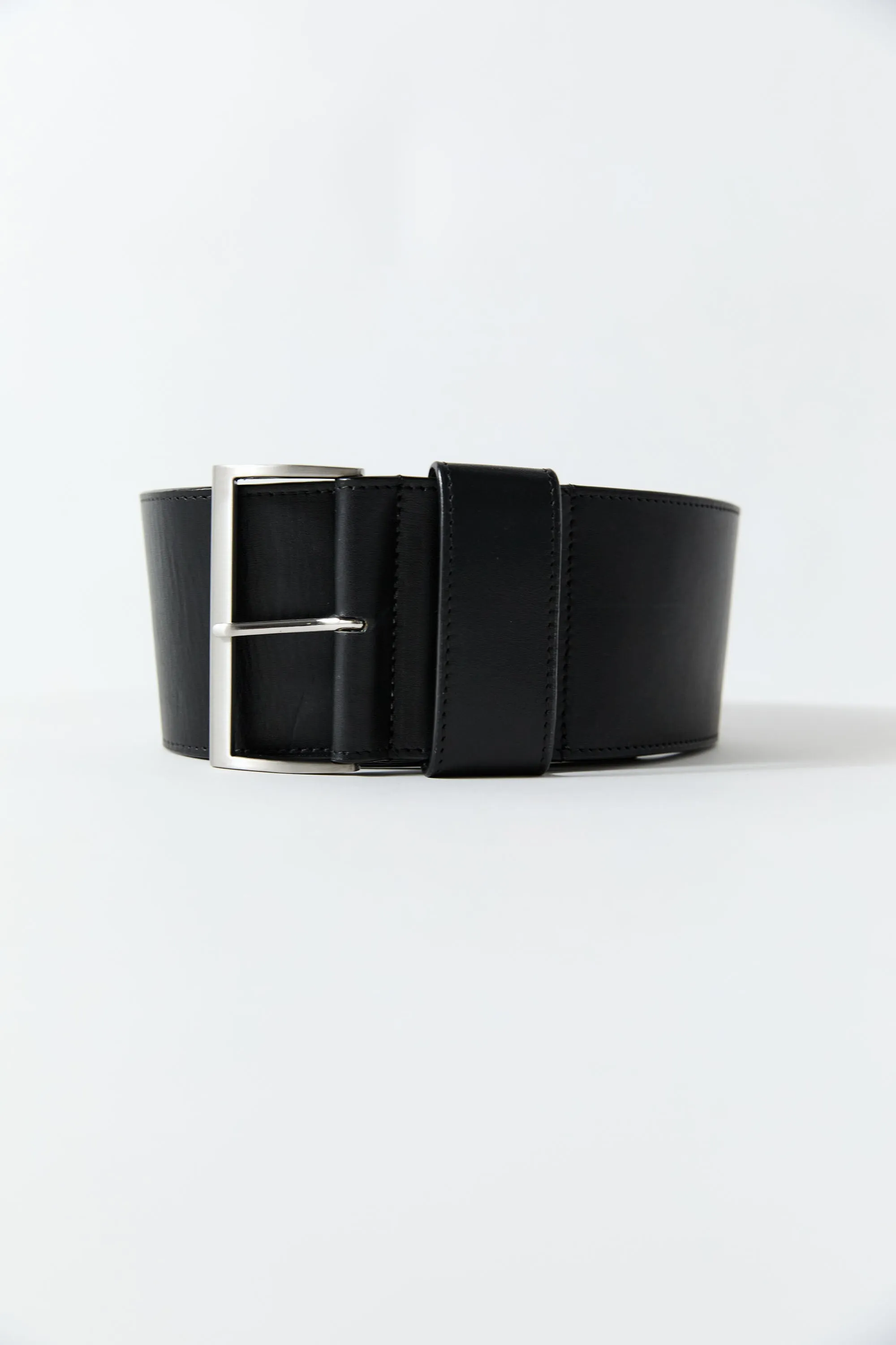 Wide Classic Belt - Black sold by St. Agni