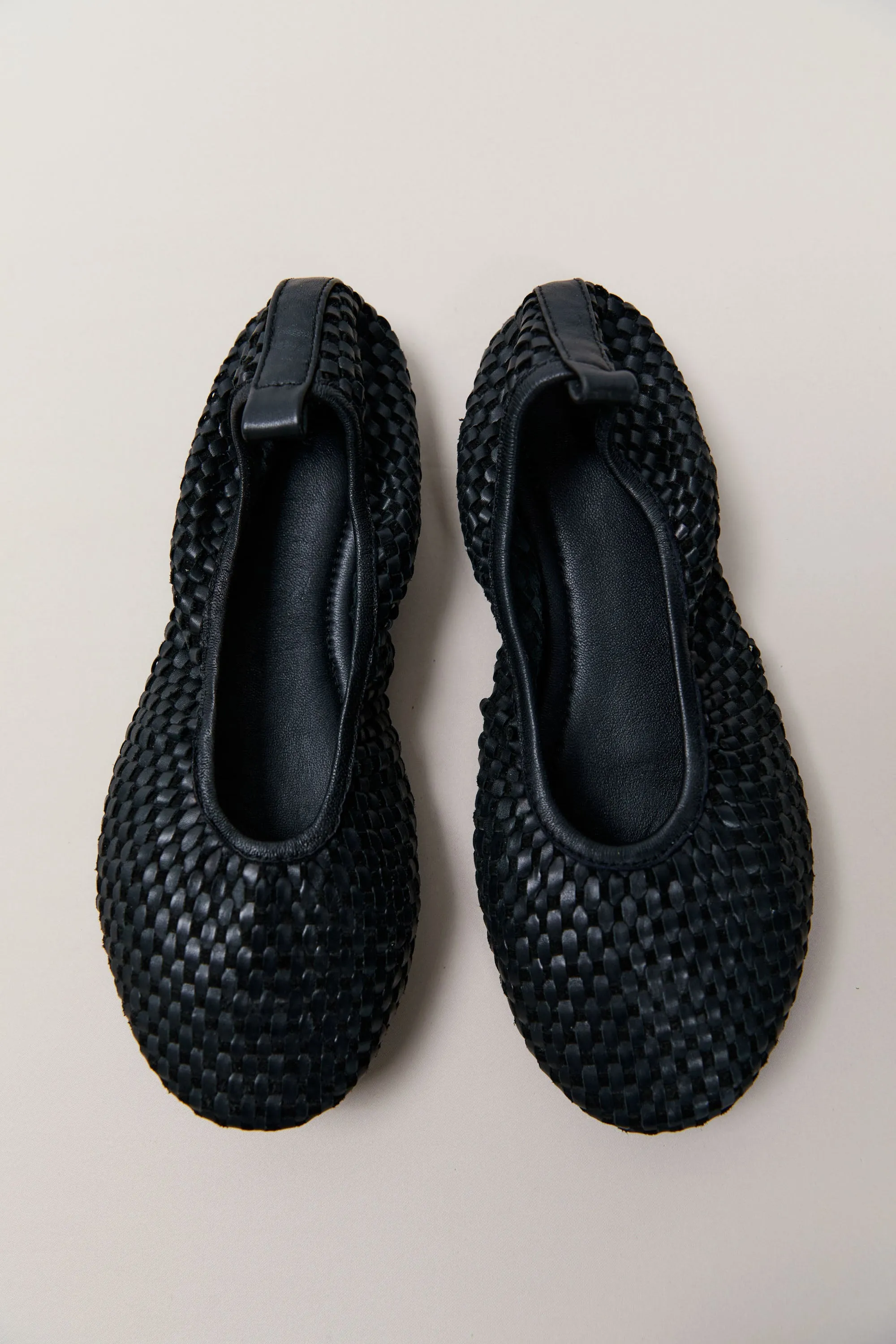 Lattice Weave Ballet Flat - Black sold by St. Agni product image thumbnail 4