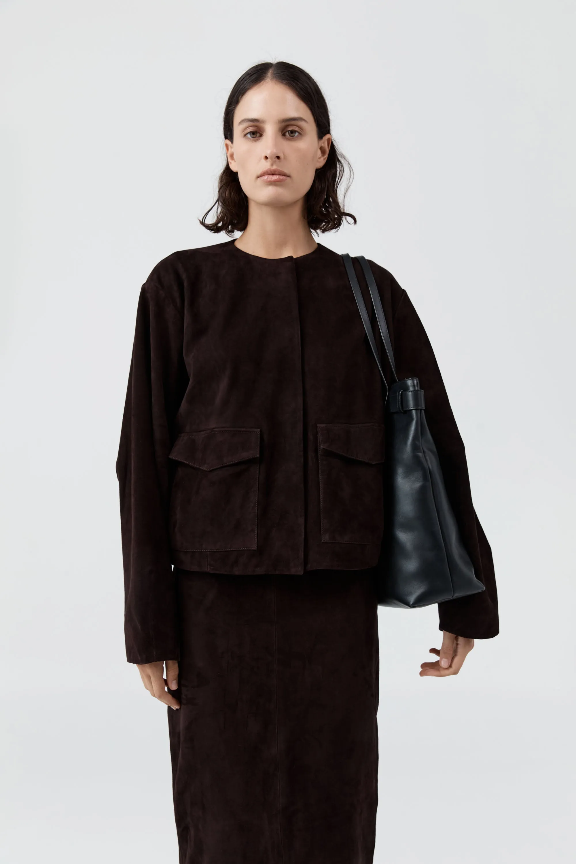 Belt Detail Tote - Black sold by St. Agni product image thumbnail 3