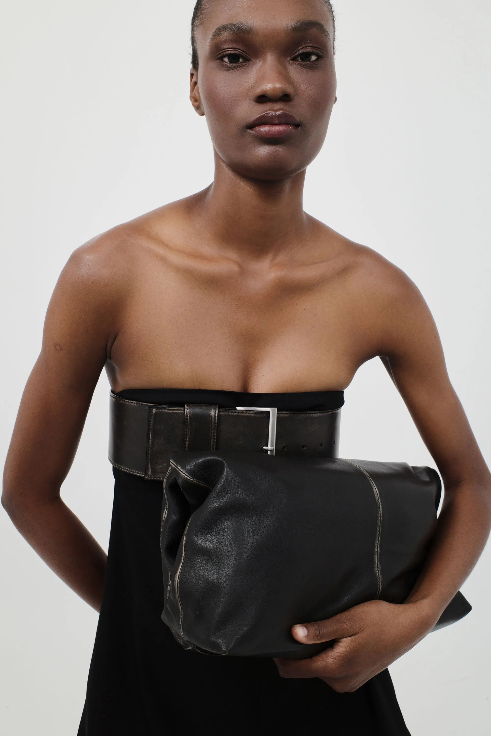 Brushed Large Tote - Black sold by St. Agni product image thumbnail 3