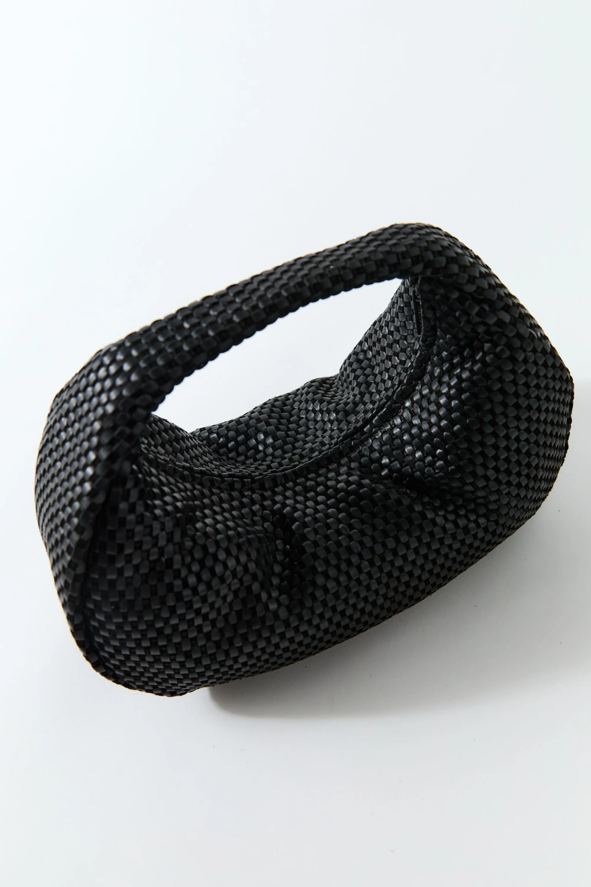 Lattice Weave Bon Bon Bag - Black sold by St. Agni product image thumbnail 4