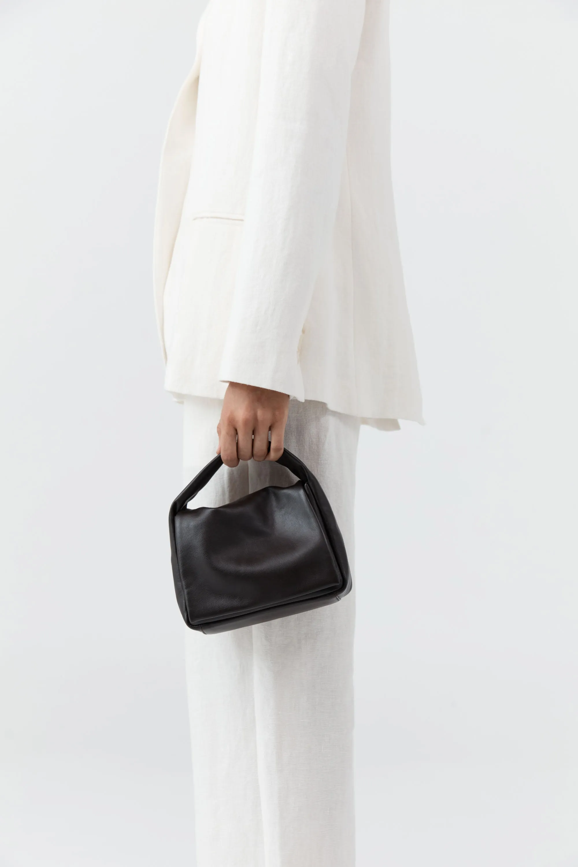 Petit Soft Satchel - Coffee sold by St. Agni