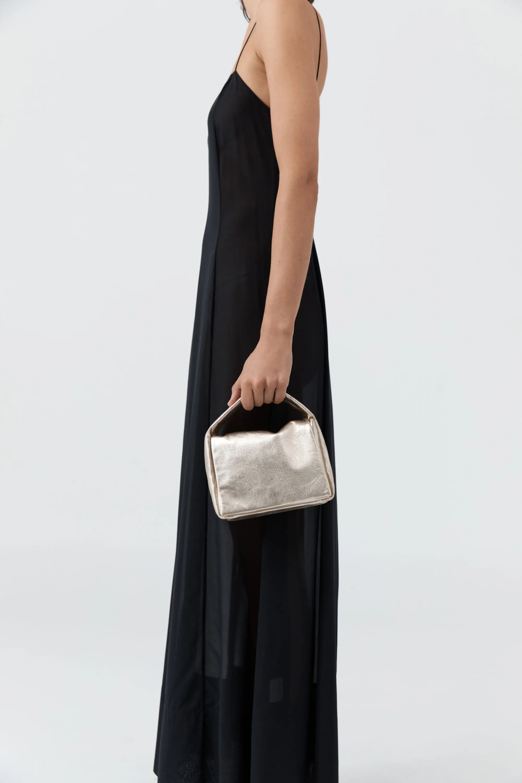 Petit Soft Satchel - Soft Gold sold by St. Agni