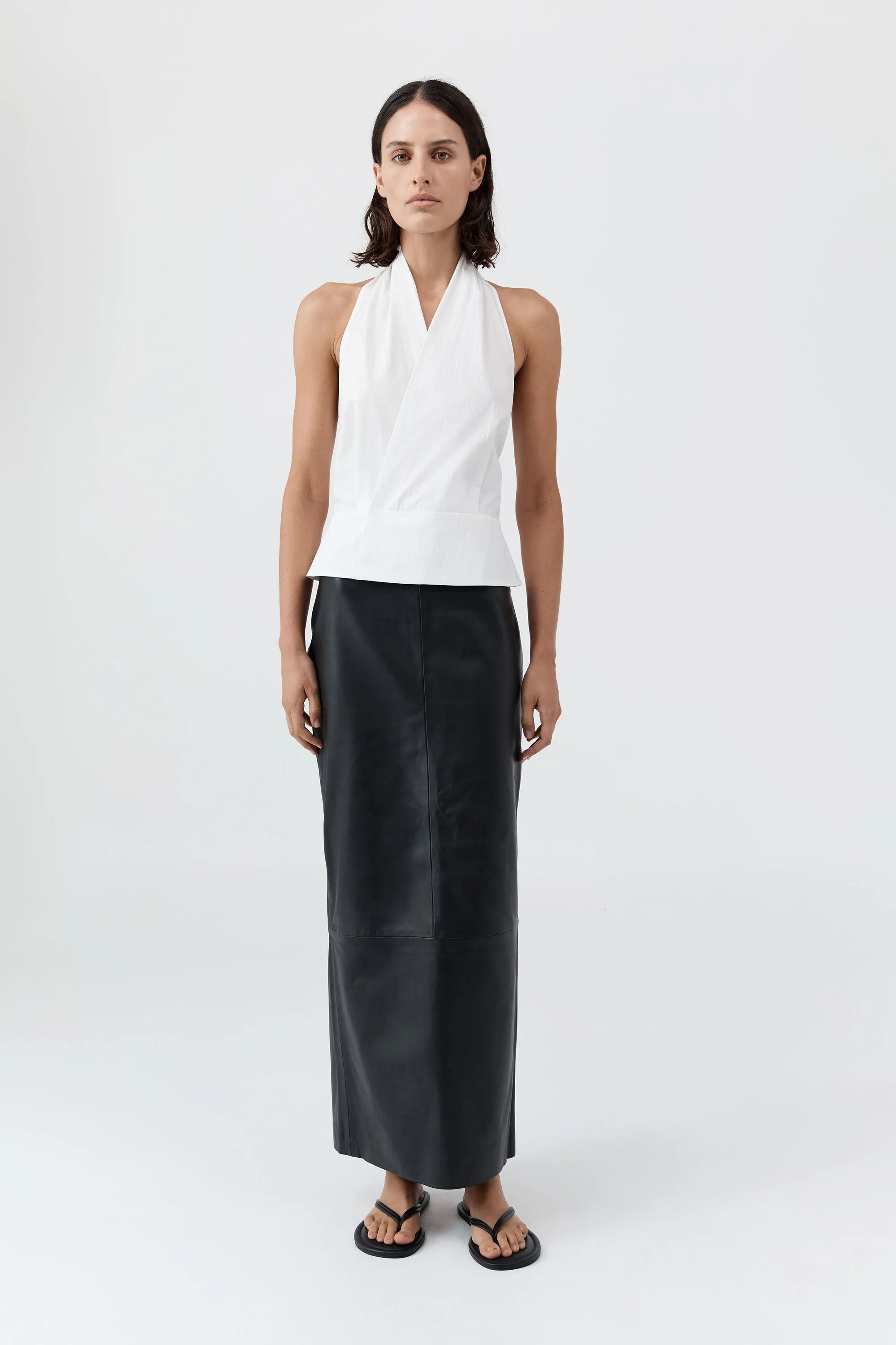 Halter Wrap Top - White sold by St. Agni