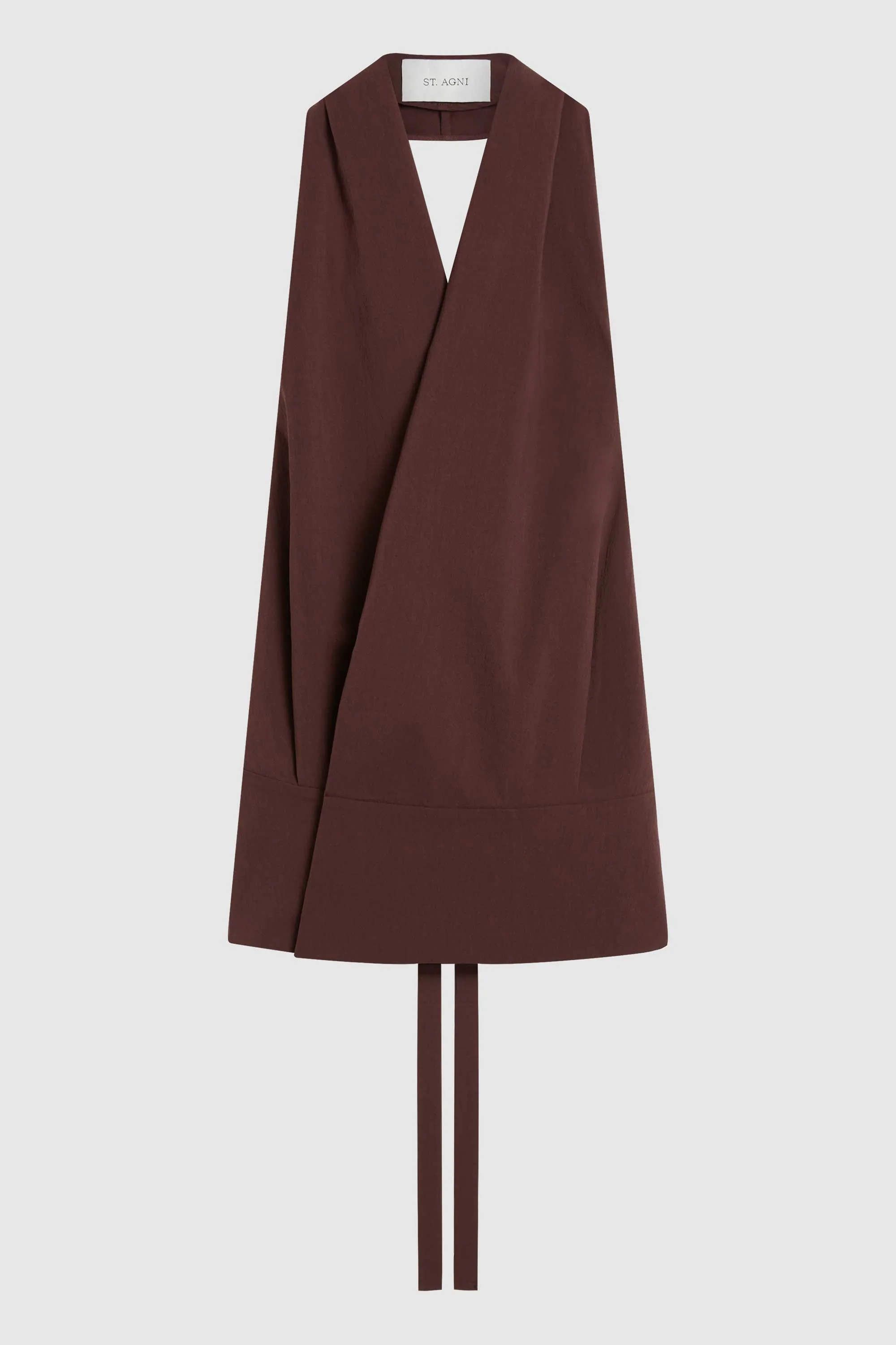 Halter Wrap Top - Liqueur sold by St. Agni product image thumbnail 5