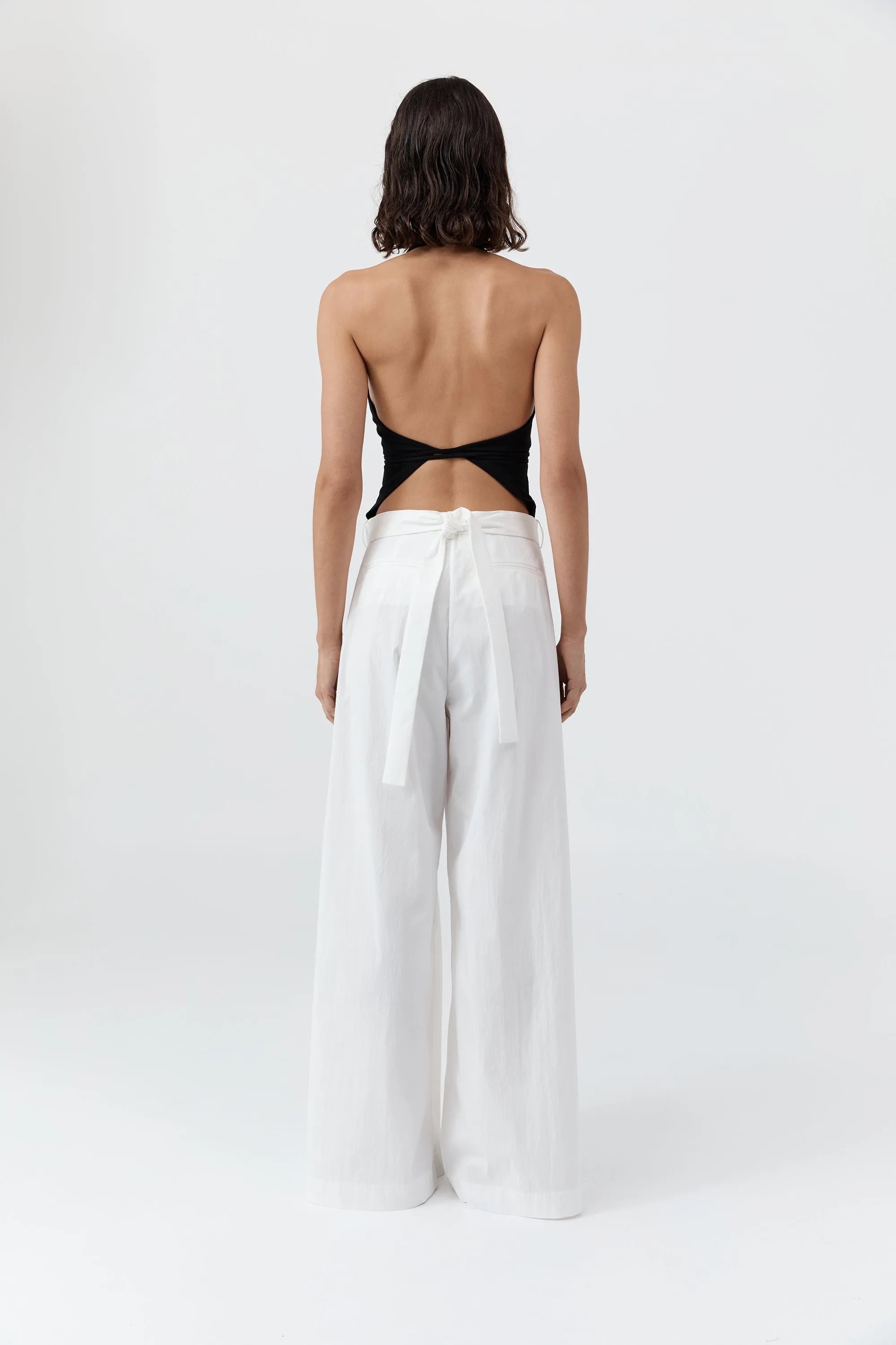 Adjustable Palazzo Pants - White sold by St. Agni product image thumbnail 5