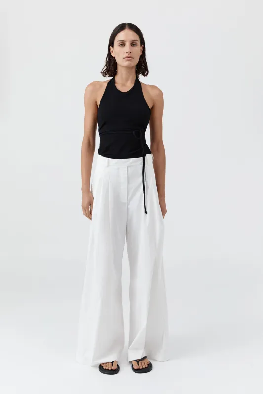 Adjustable Palazzo Pants - White sold by St. Agni