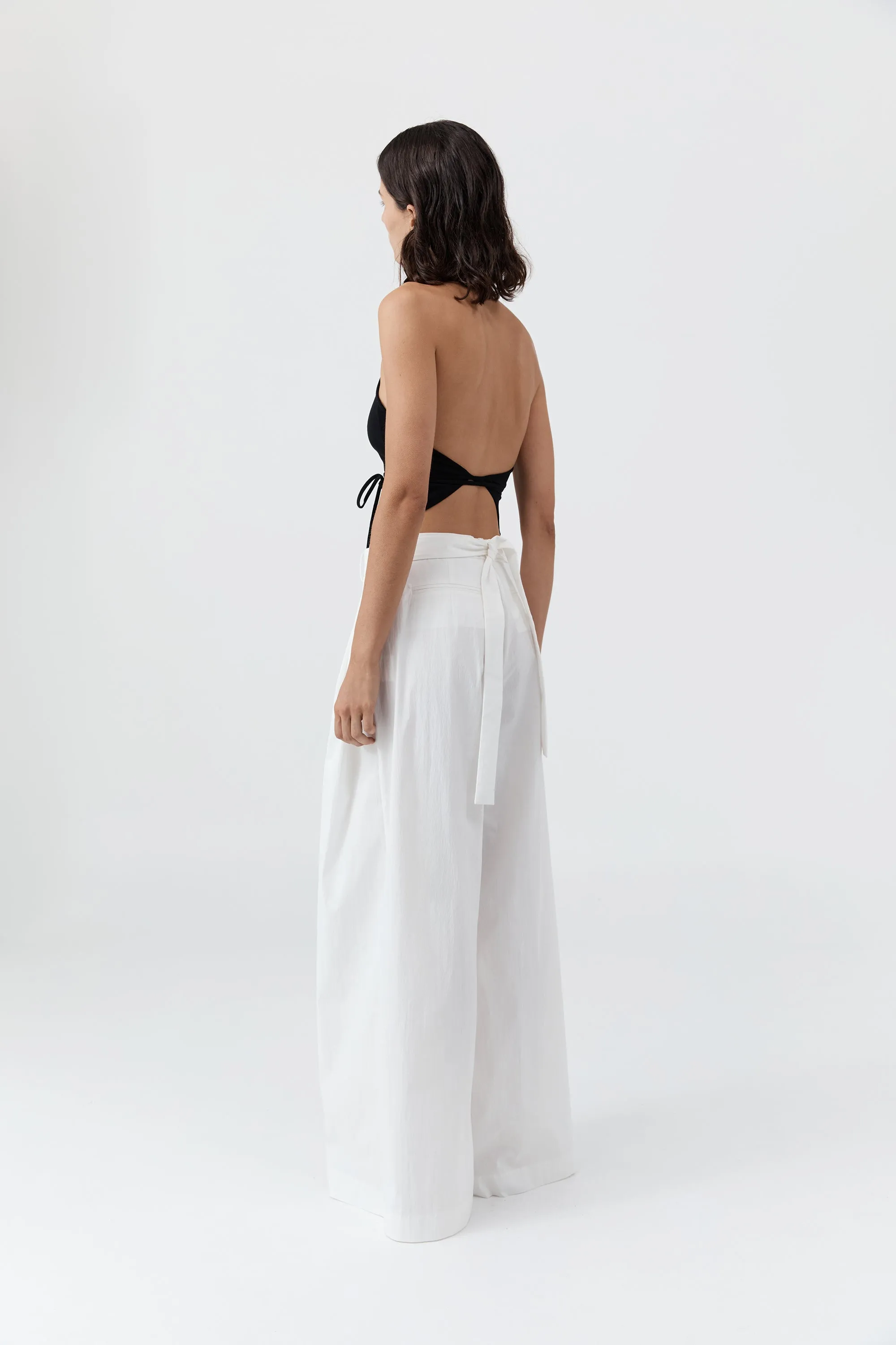 Adjustable Palazzo Pants - White sold by St. Agni product image thumbnail 4