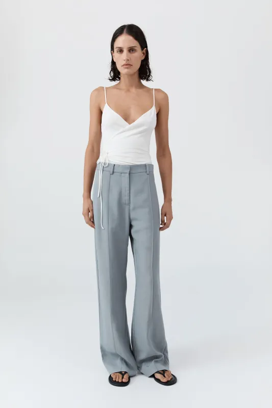 Ballerina Wrap Knit Top - Off White made by St. Agni