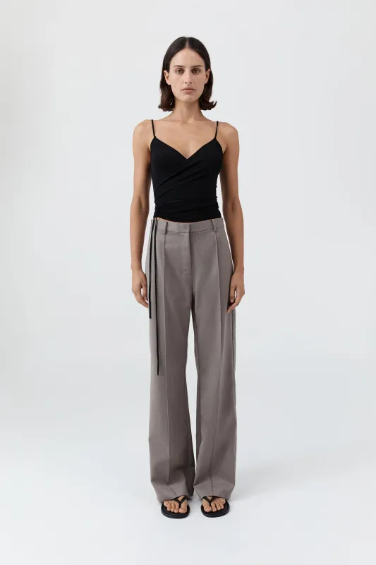 Ballerina Wrap Knit Top - Black sold by St. Agni