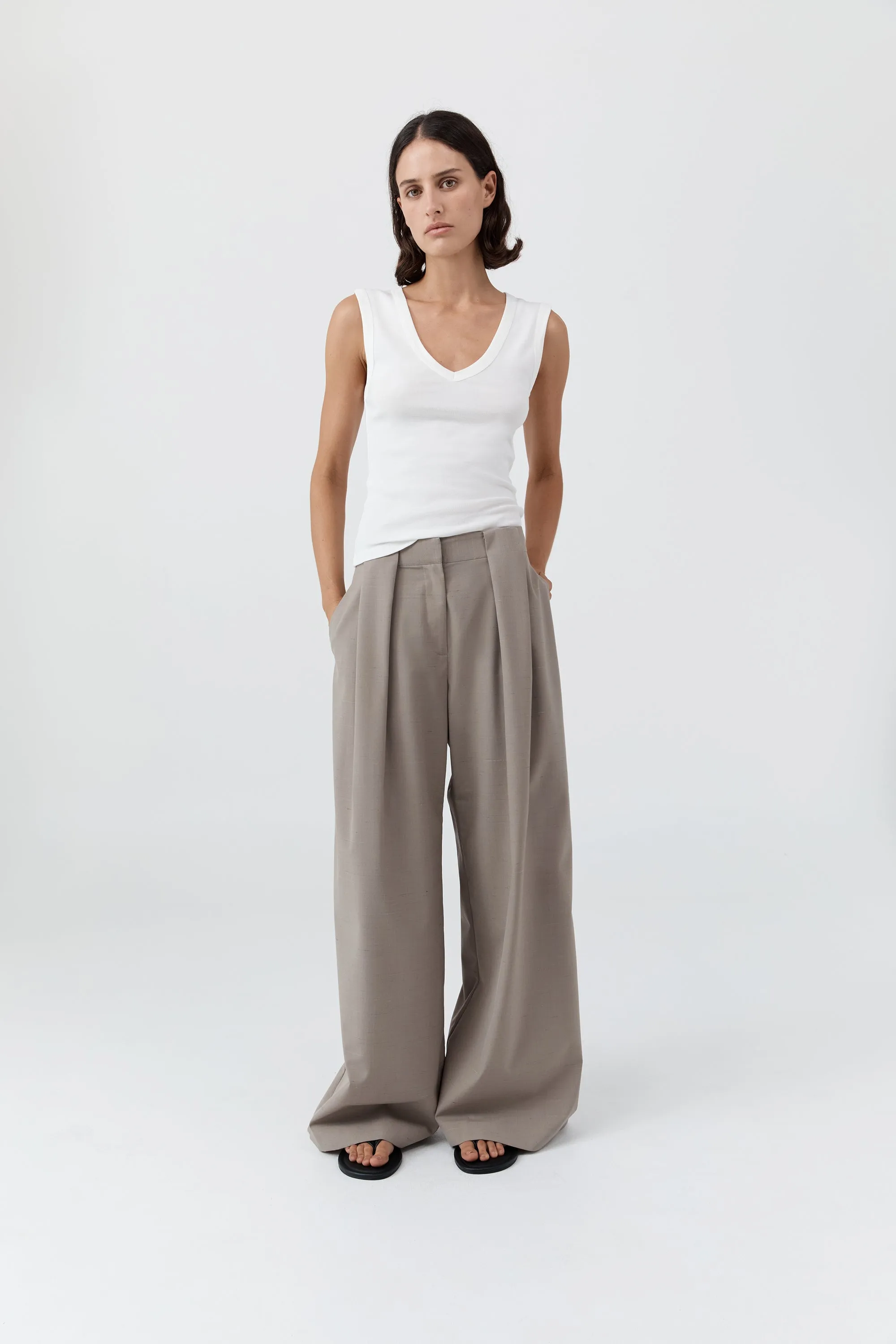 Organic Cotton 90s Top - White sold by St. Agni product image thumbnail 2