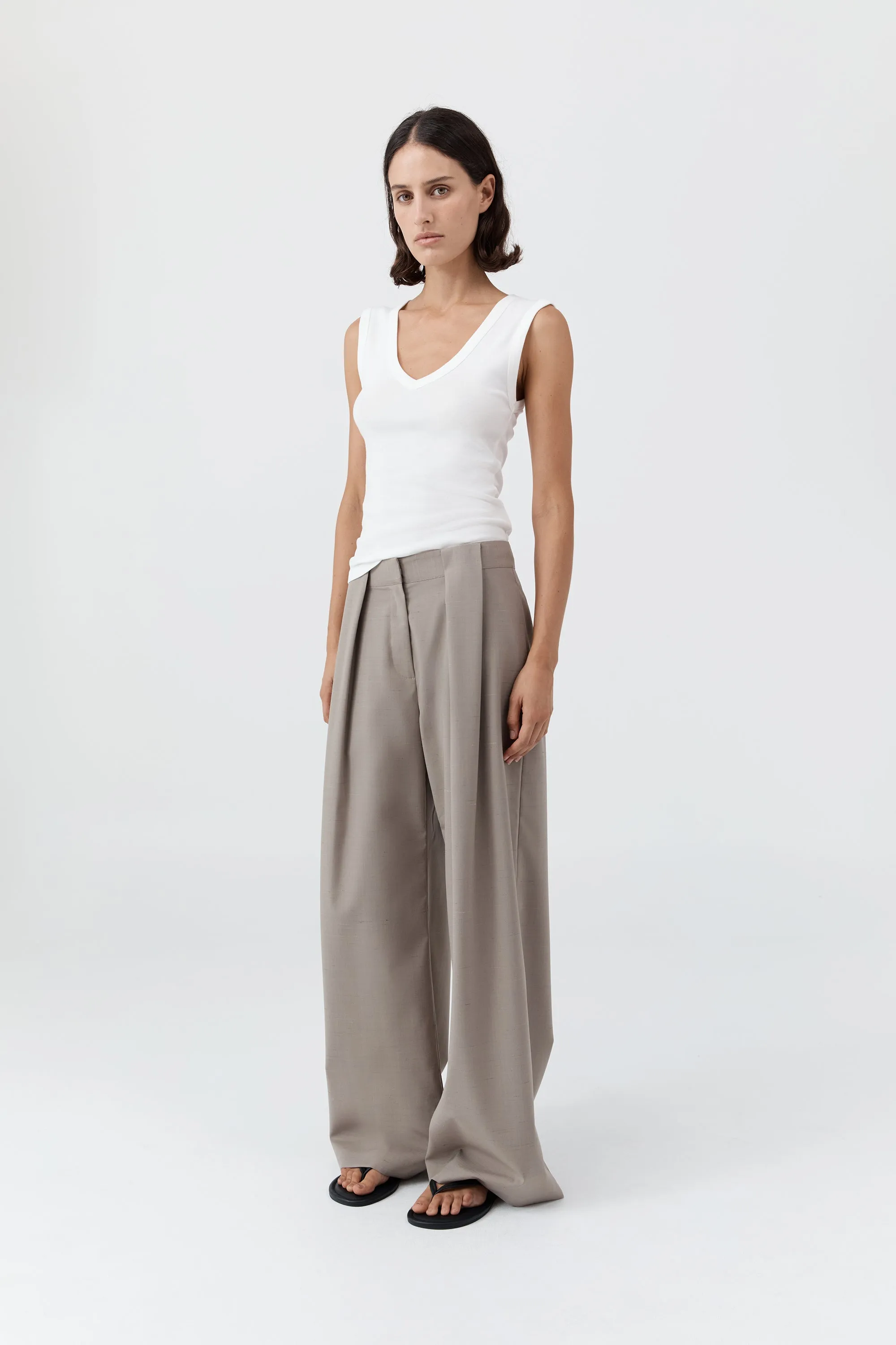 Organic Cotton 90s Top - White sold by St. Agni product image thumbnail 3