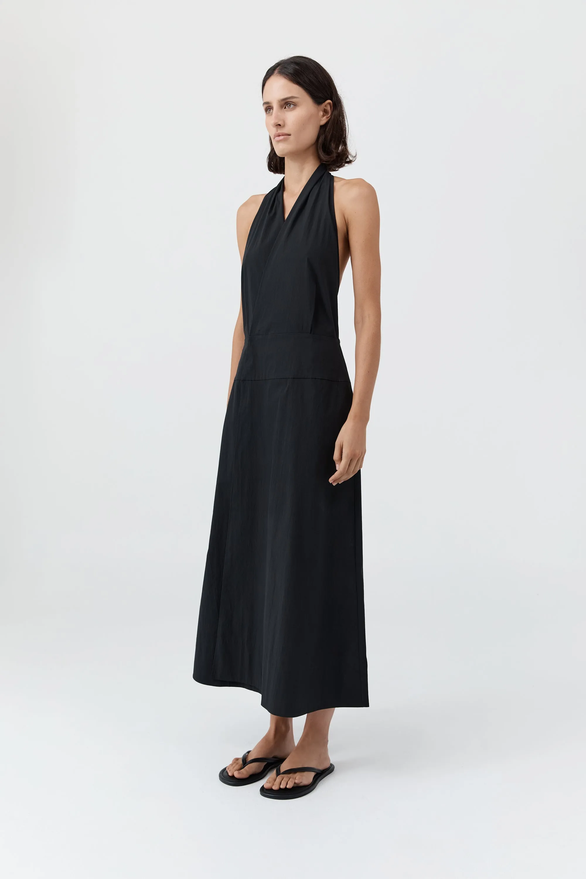 Halter Wrap Dress - Black sold by St. Agni product image thumbnail 2