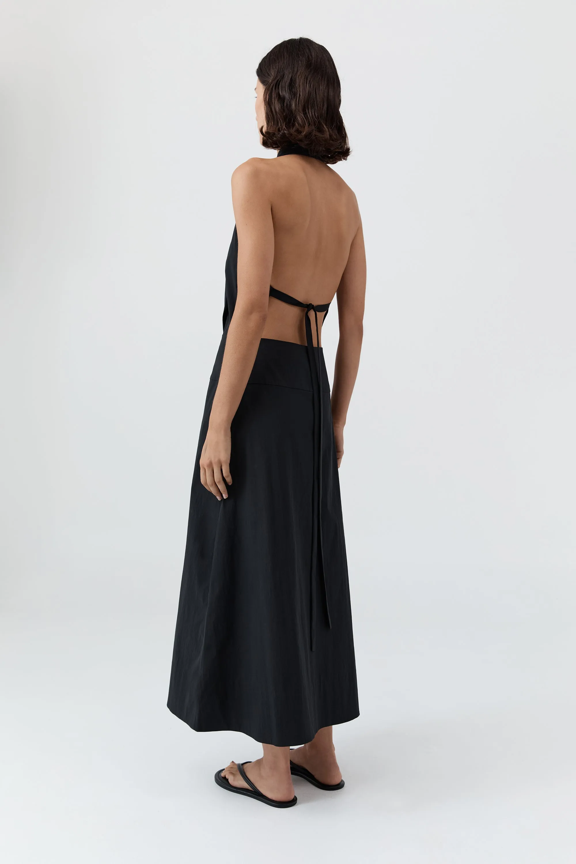 Halter Wrap Dress - Black sold by St. Agni product image thumbnail 3