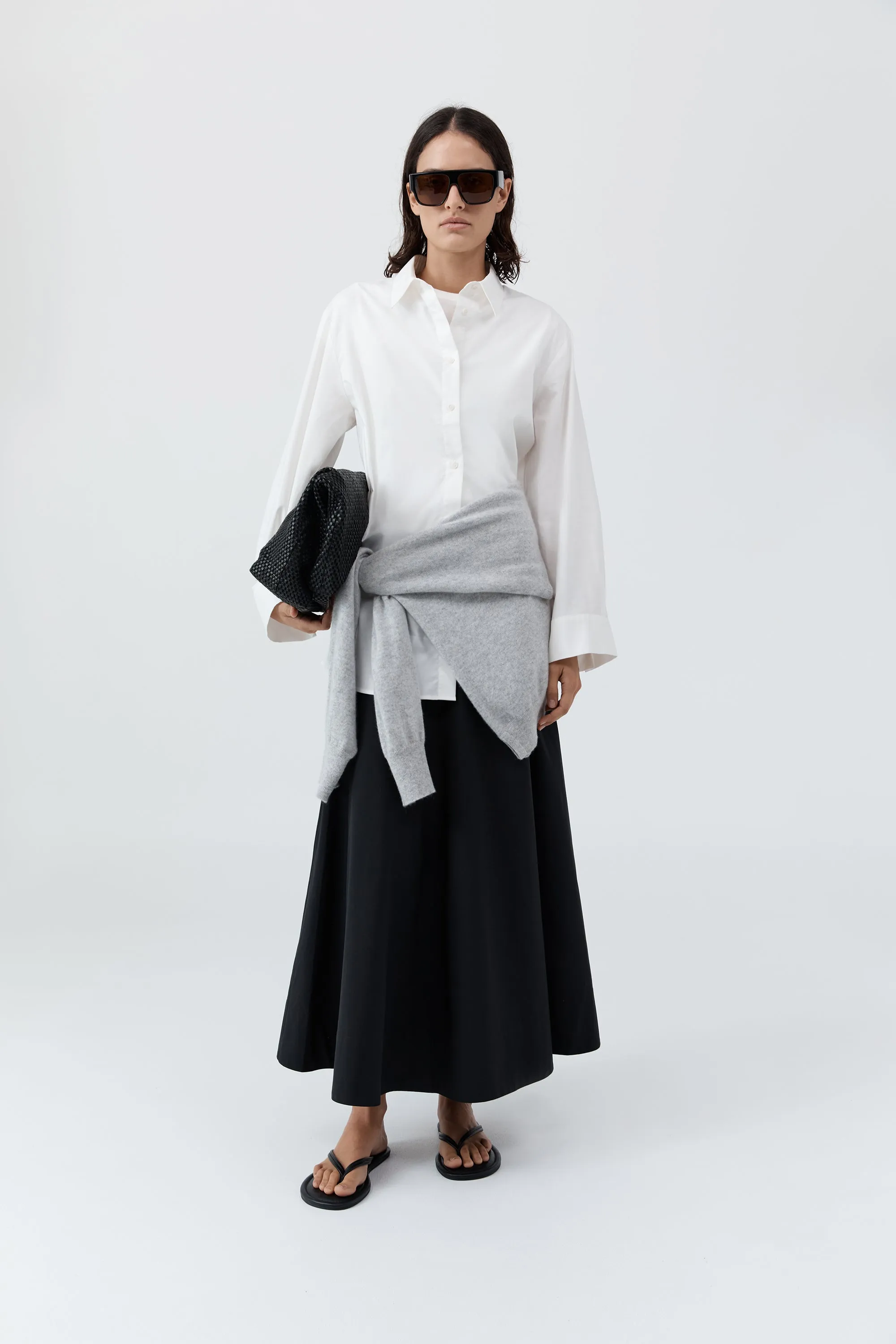 Cotton Circle Hem Skirt - Black sold by St. Agni product image thumbnail 5