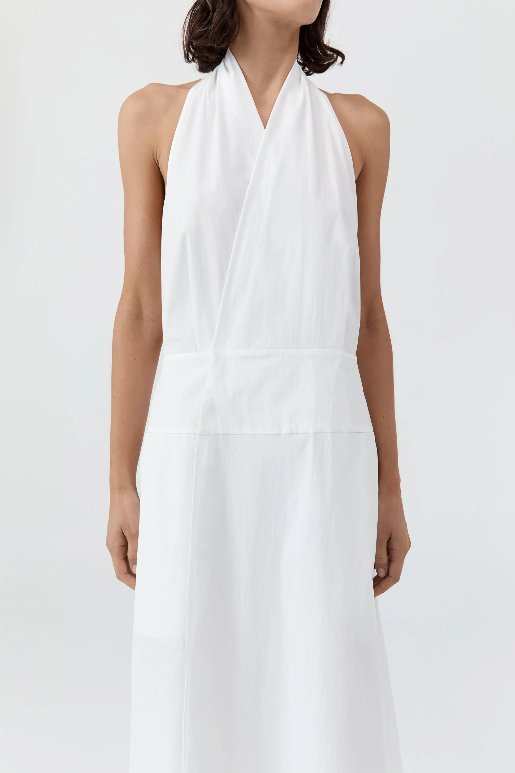 Halter Wrap Dress - White sold by St. Agni product image thumbnail 2