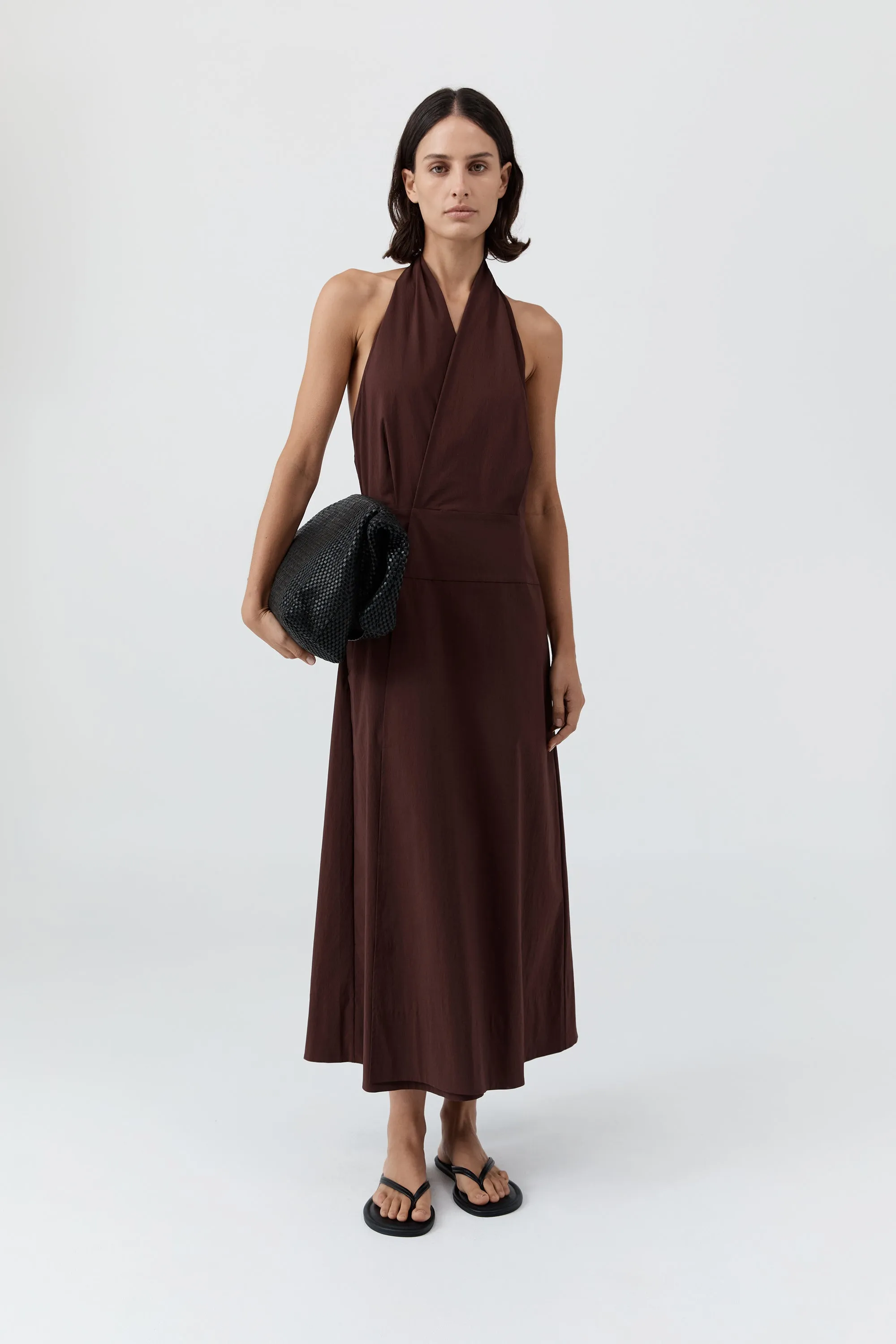 Halter Wrap Dress - Liqueur sold by St. Agni product image thumbnail 2