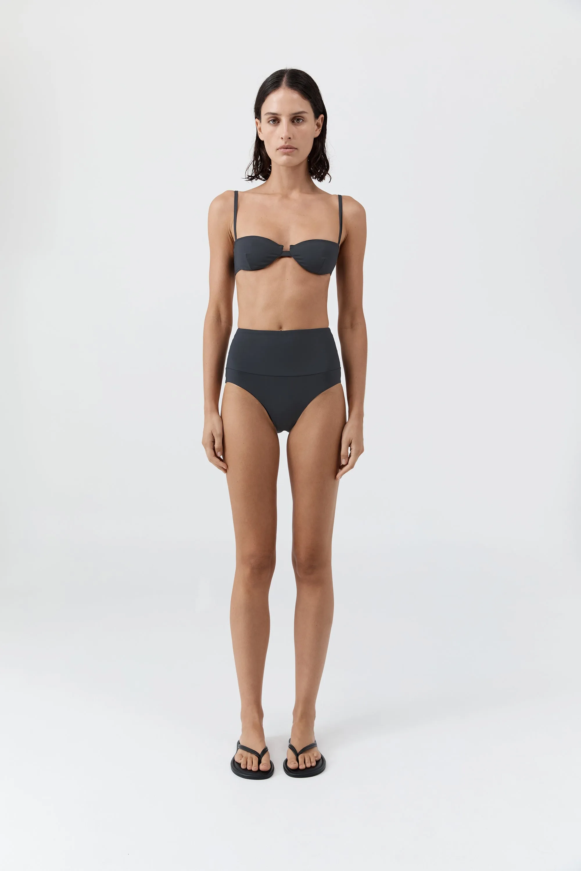 High Waisted Briefs - Graphite sold by St. Agni