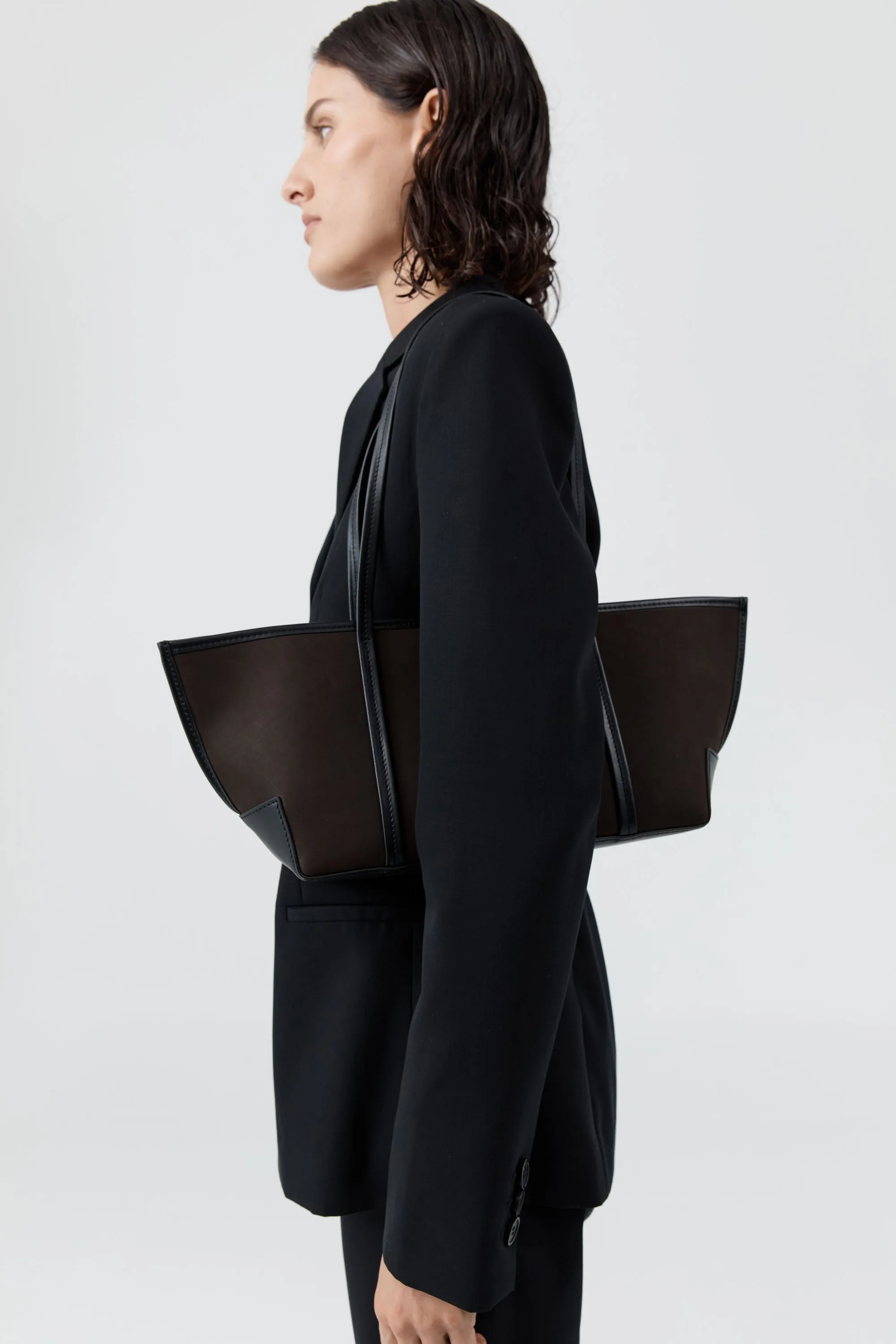 Slim Bateau Tote - Coffee sold by St. Agni product image thumbnail 5