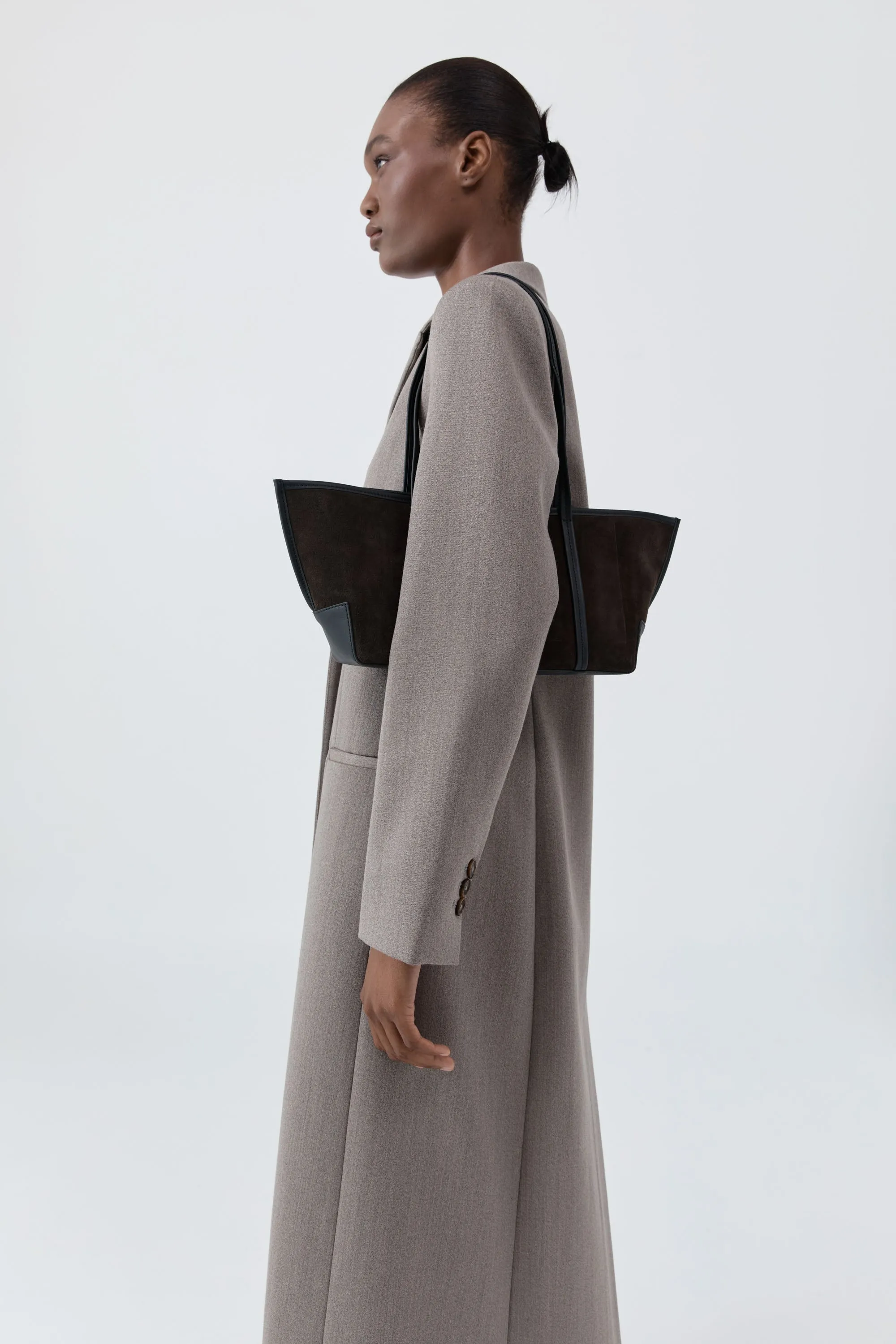 Slim Bateau Tote - Coffee sold by St. Agni product image thumbnail 2