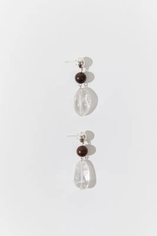 St. Agni x Vermeer Remington Earrings - Quartz made by St. Agni