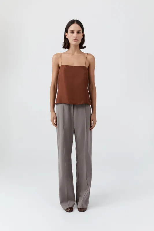 90s Silk Twill Cami - Brick sold by St. Agni