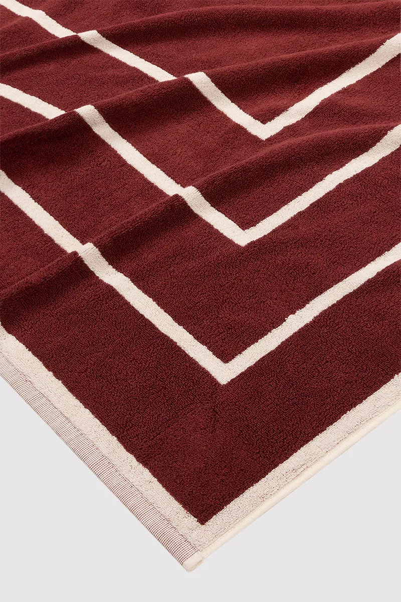 Pool Towel - Mahogany sold by St. Agni product image thumbnail 3