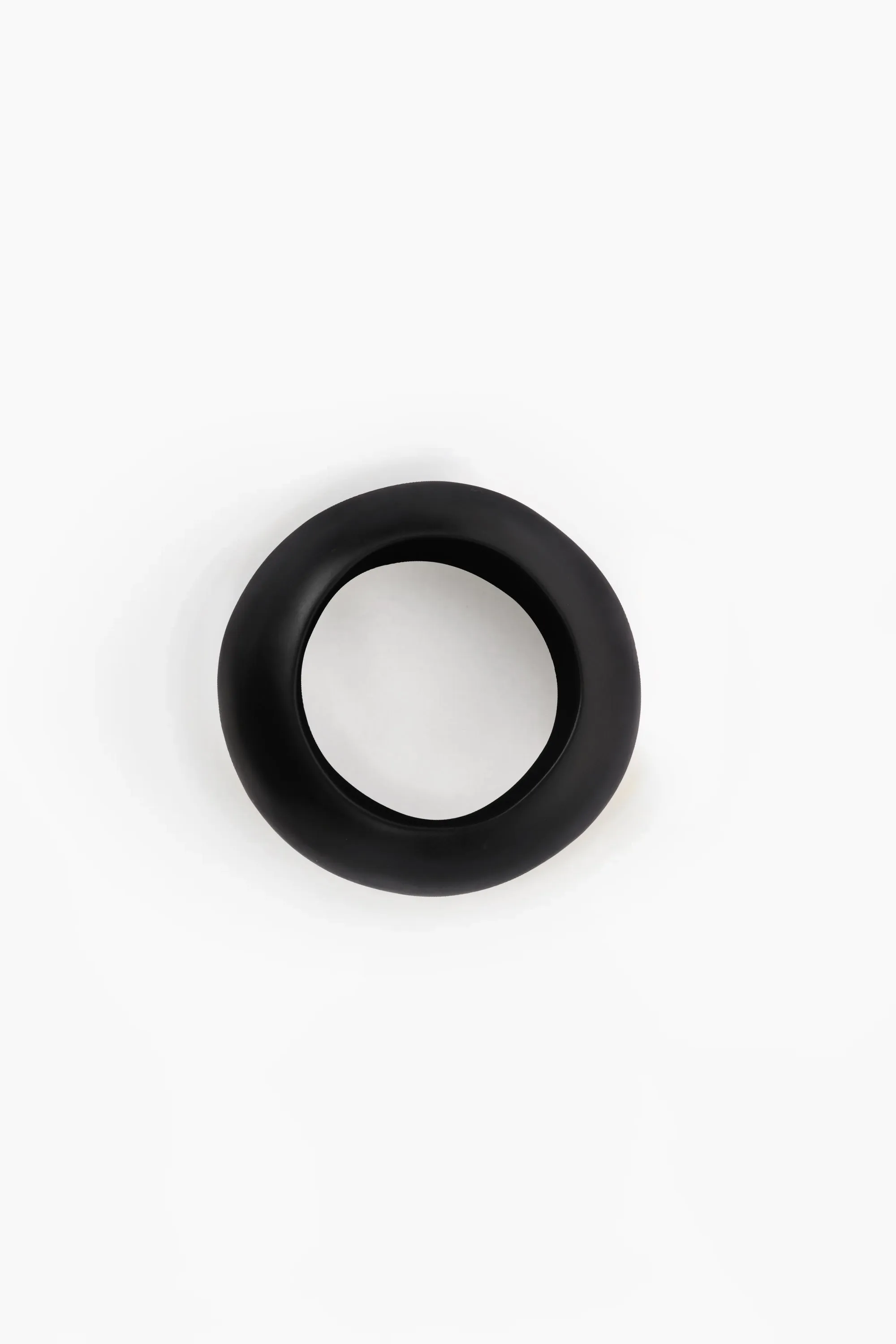 Boulder Bangle by Dinosaur Designs - Black sold by St. Agni