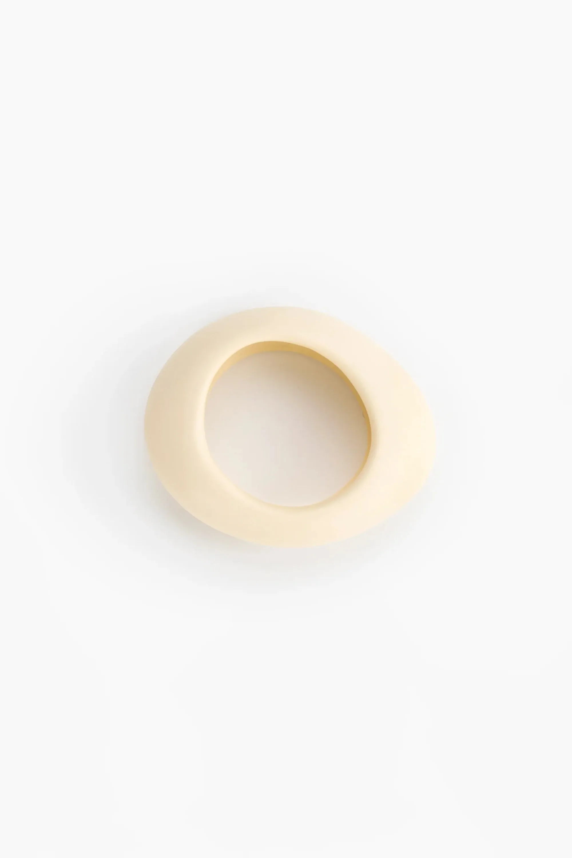 Medium Rock Bangle by Dinosaur Designs - Cream sold by St. Agni product image thumbnail 2