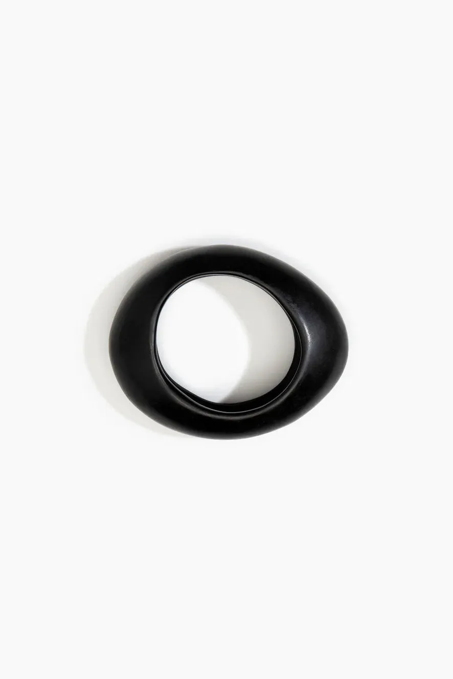 Medium Rock Bangle by Dinosaur Designs - Black sold by St. Agni product image thumbnail 2