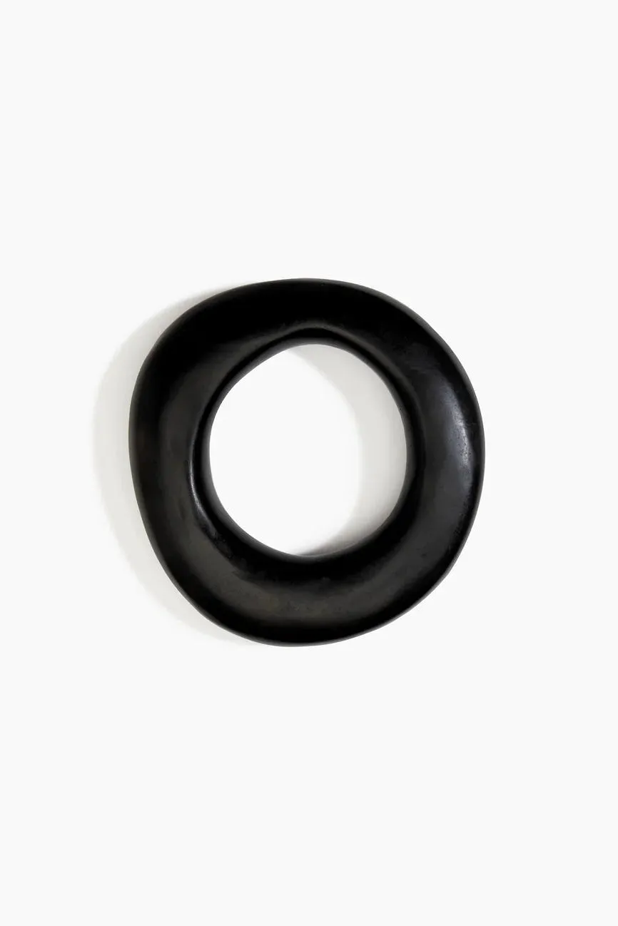 Medium Drift Bangle by Dinosaur Designs - Black sold by St. Agni product image thumbnail 2