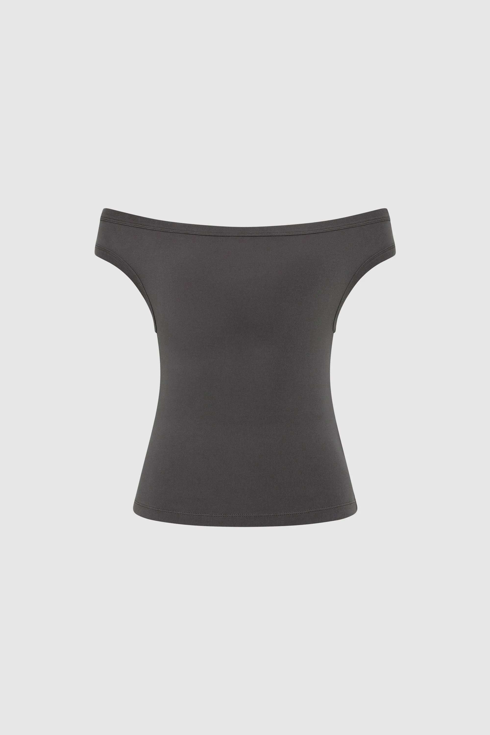 Organic Cotton Off Shoulder Top - Soot sold by St. Agni product image thumbnail 4