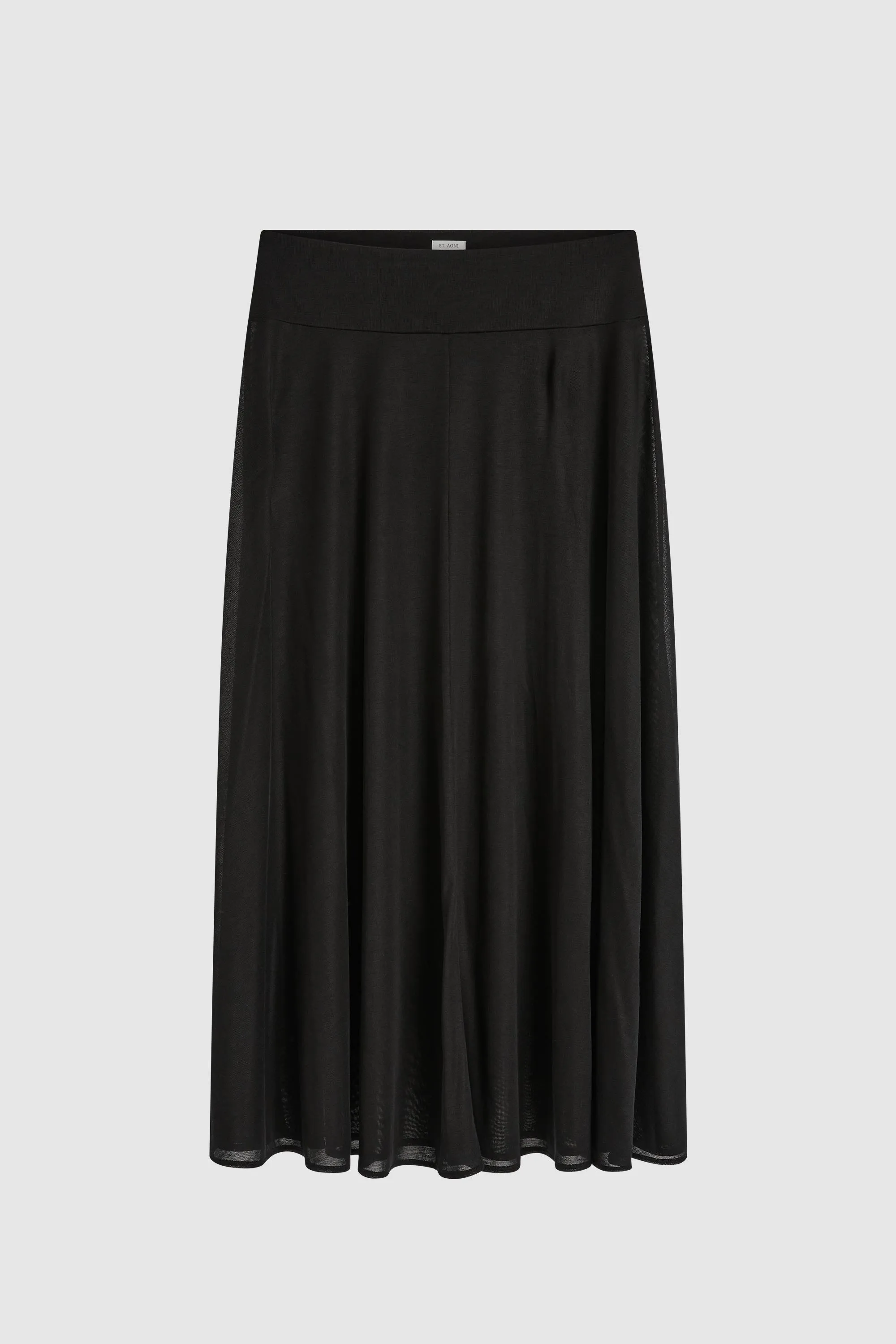 Fluid Jersey Skirt - Black sold by St. Agni product image thumbnail 5