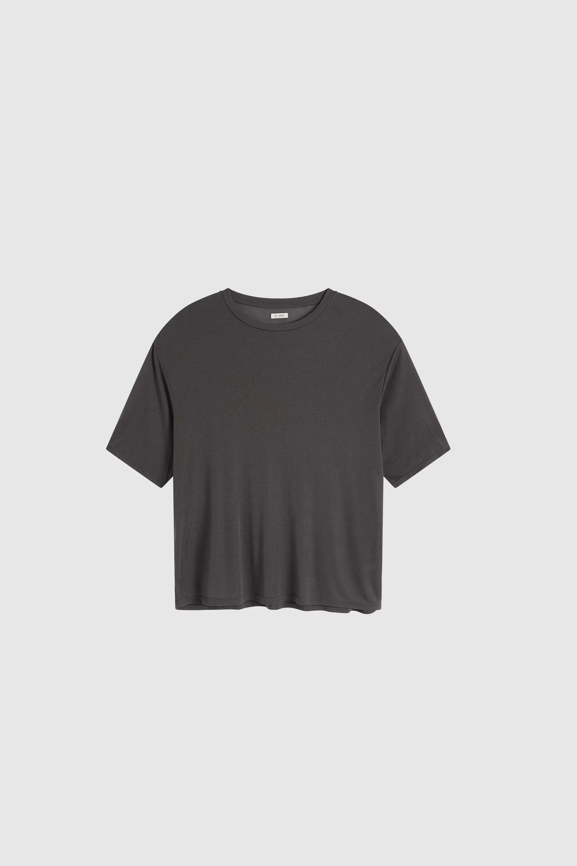 Fine Jersey Relaxed Tee - Soot sold by St. Agni product image thumbnail 4