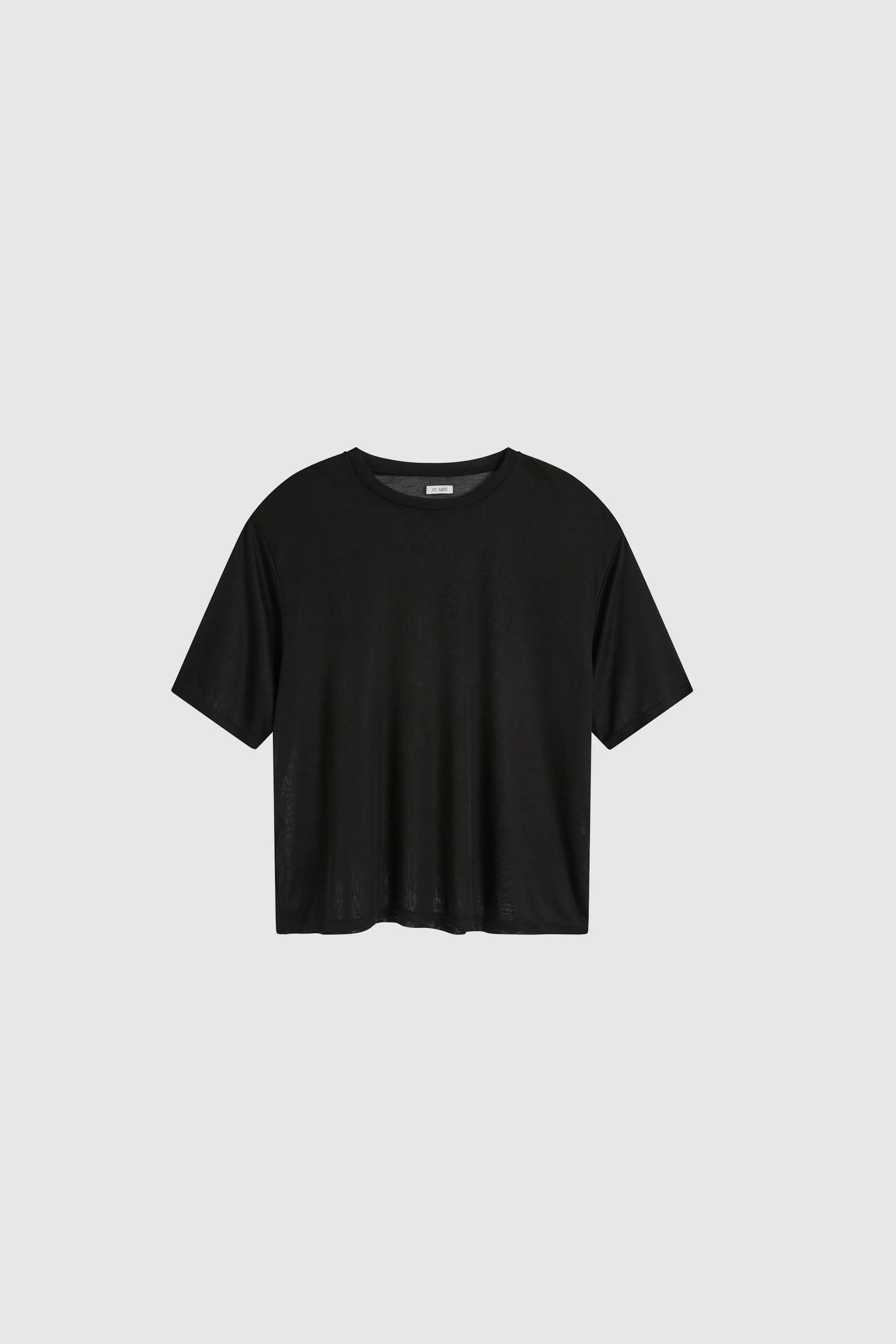 Fine Jersey Relaxed Tee - Black sold by St. Agni product image thumbnail 4