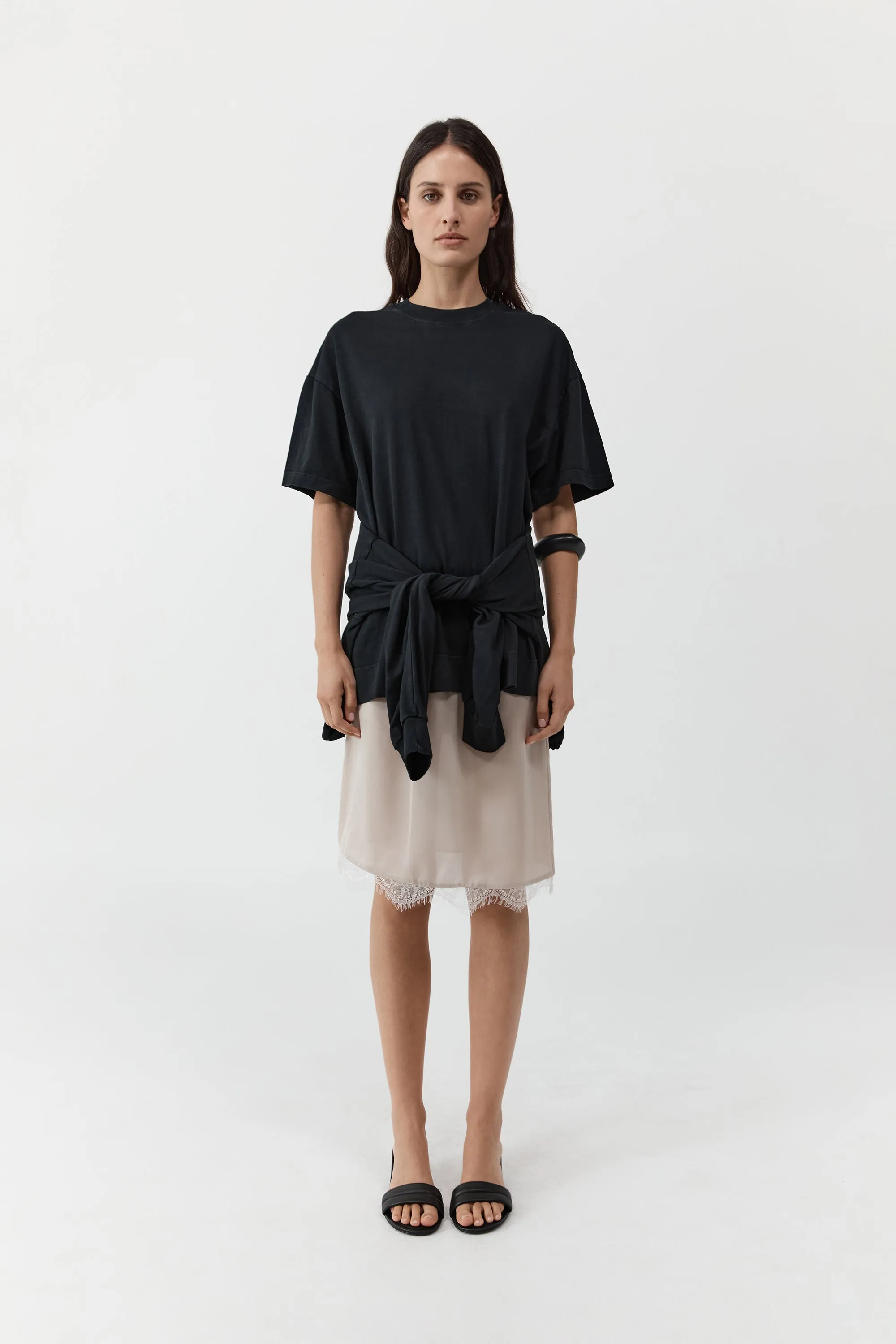 Fine Lace Skirt - Stone sold by St. Agni